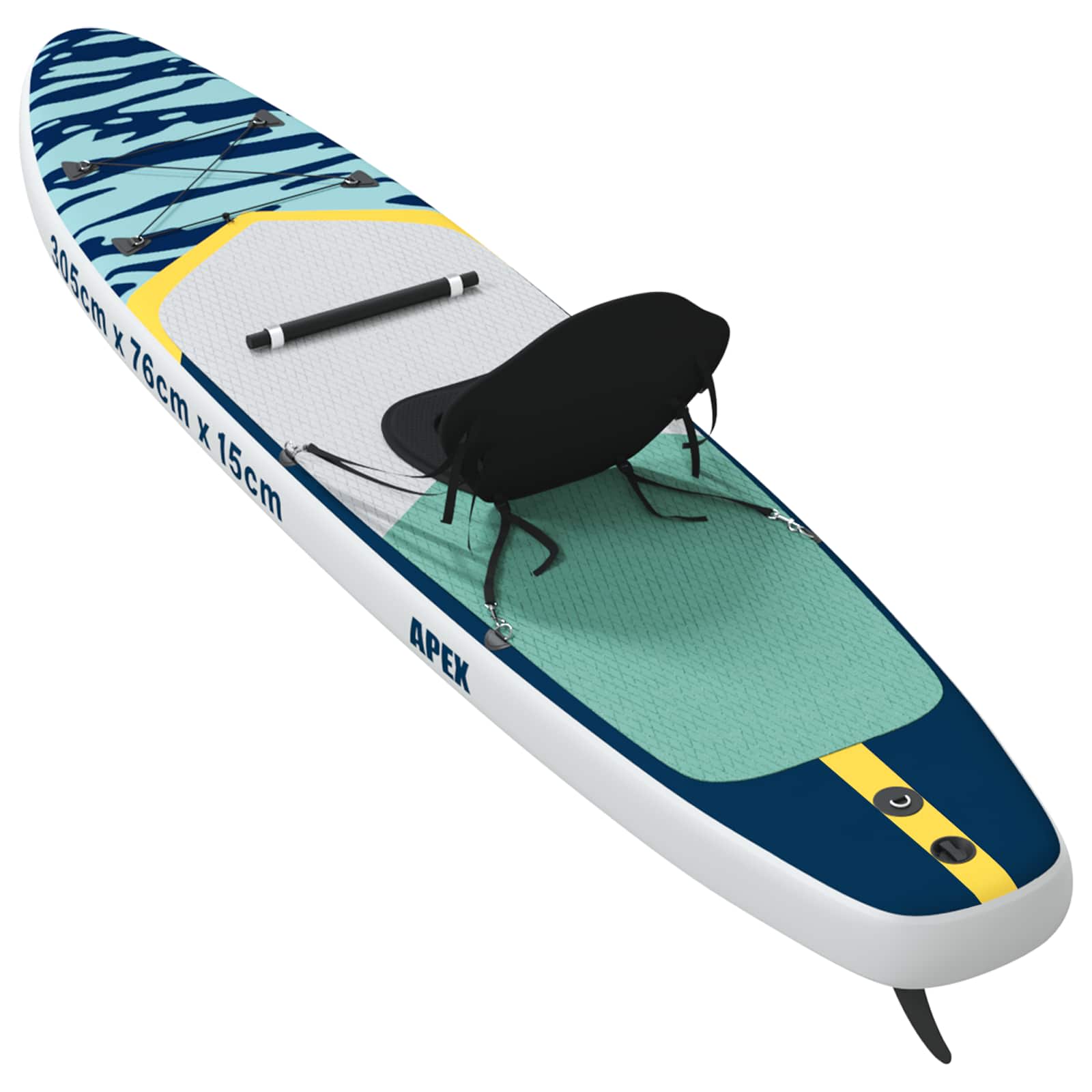 SUP lenta su sėdyne 2-in-1 APEX 305 x 76 x 15 cm Mėlyna skirta
