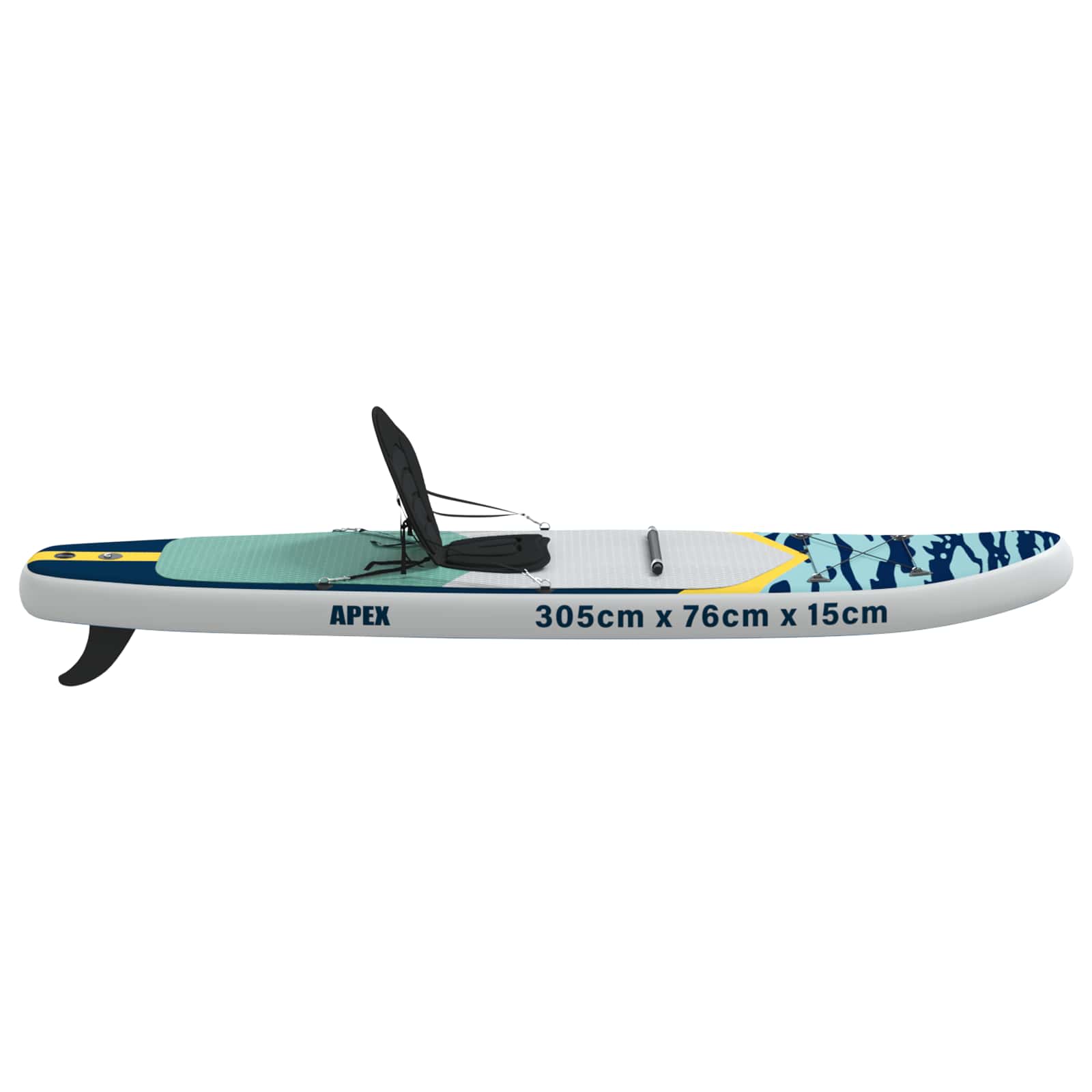 SUP lenta su sėdyne 2-in-1 APEX 305 x 76 x 15 cm Mėlyna skirta