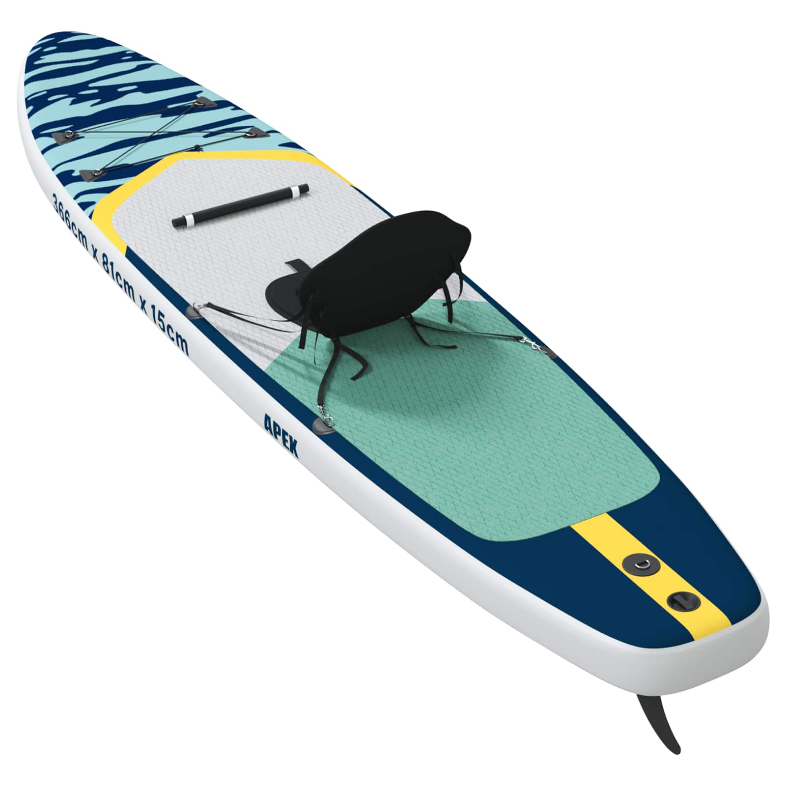 SUP lenta su sėdyne 2-in-1 APEX 366 x 81 x 15 cm Mėlyna skirta