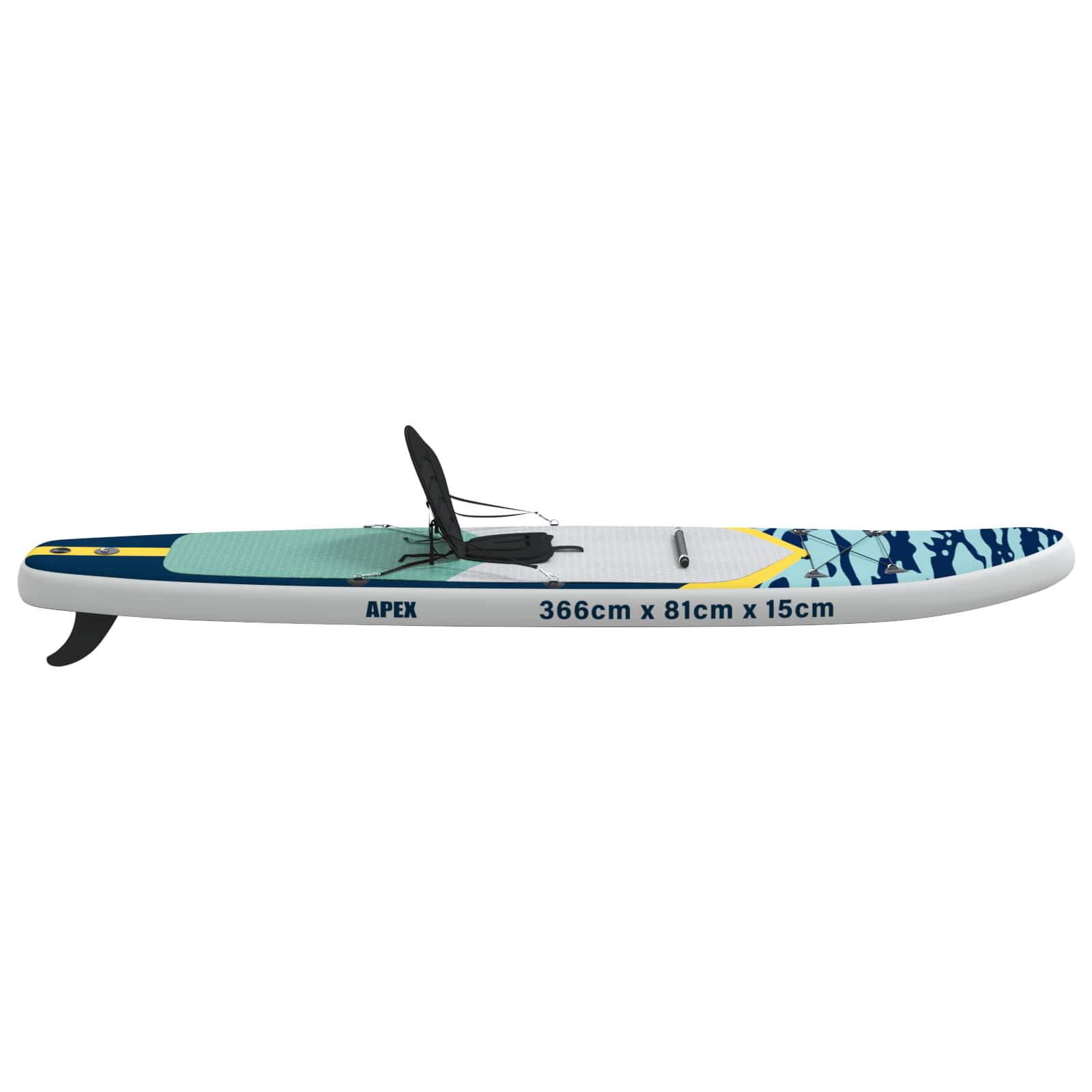 SUP lenta su sėdyne 2-in-1 APEX 366 x 81 x 15 cm Mėlyna skirta