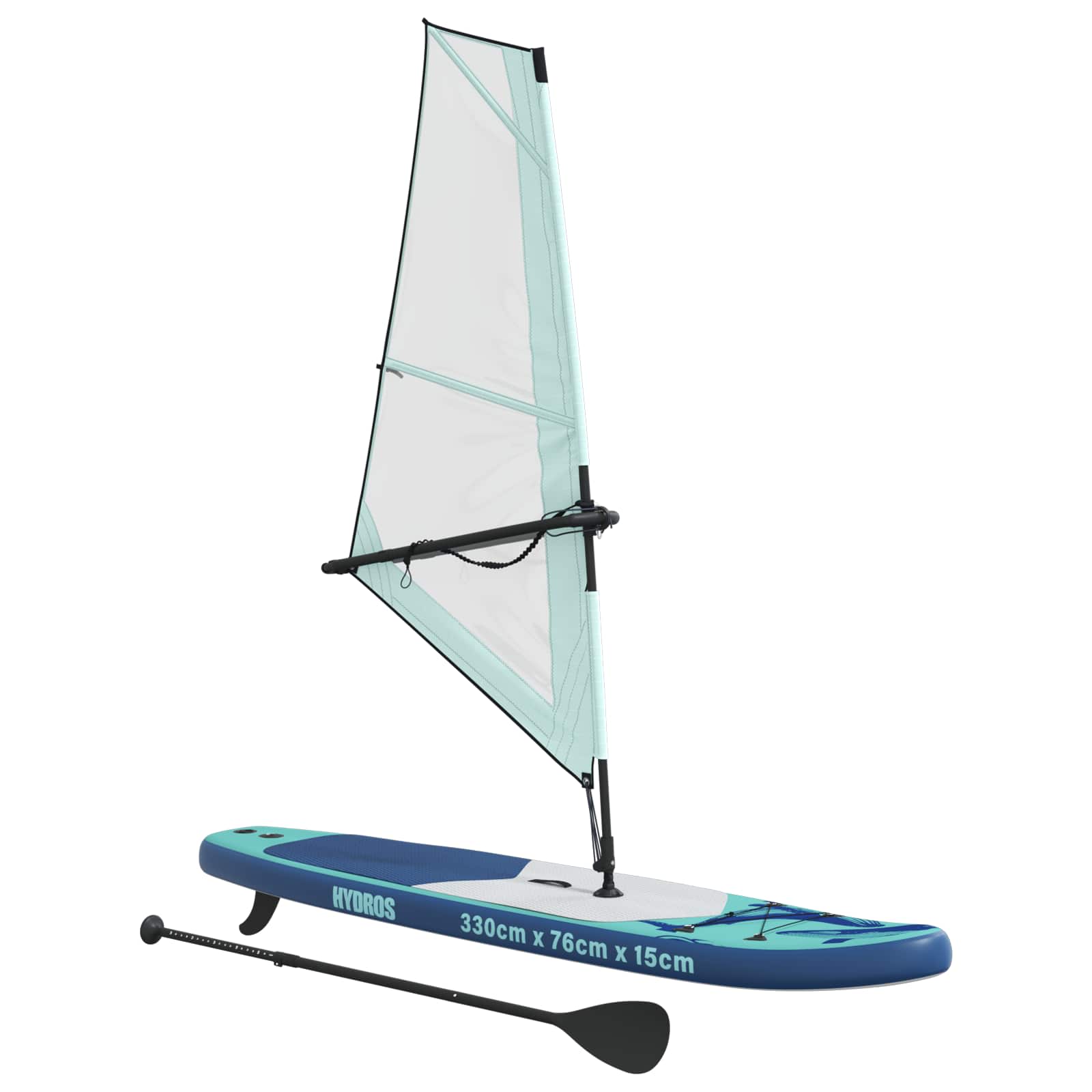 Pripučiamas SUP lenta su burės HYDROS 330 x 76 x 15 cm Turkio