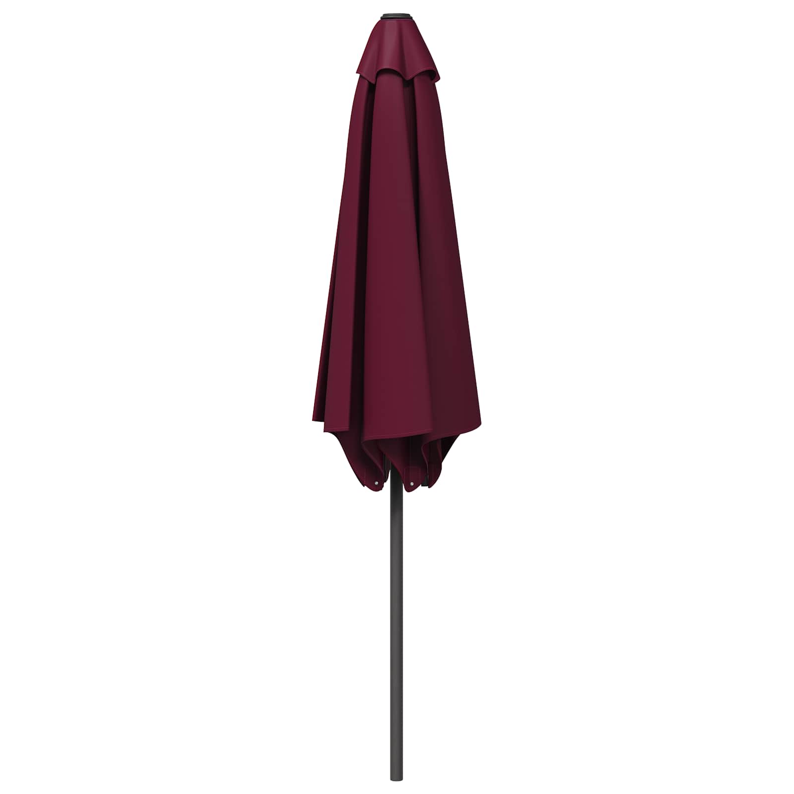 Sodo skėtis 230 x 230 cm Poliesteris Stačiakampio Bordo raudona