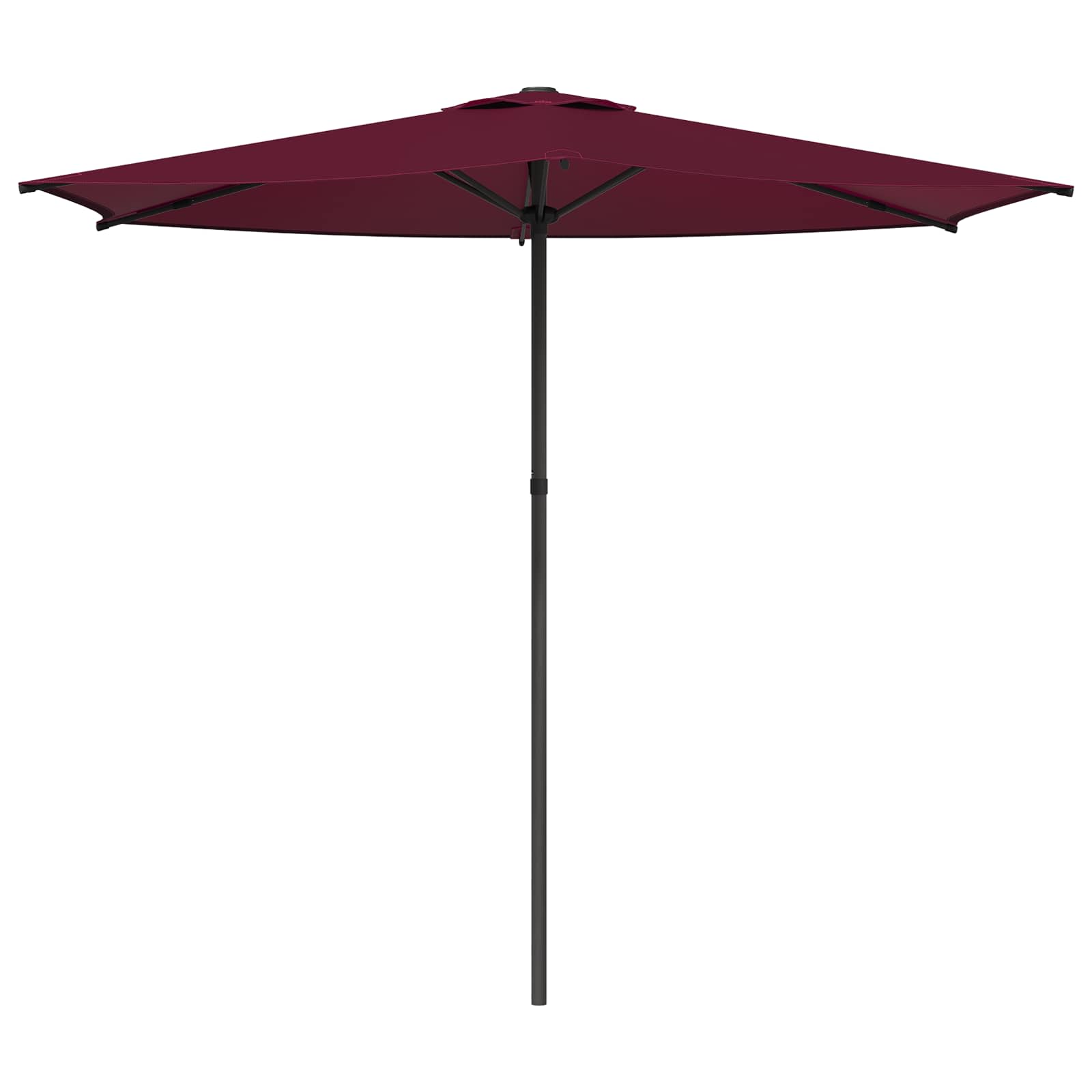 Sodo skėtis 270 x 270 cm Poliesteris Stačiakampio Bordo raudona