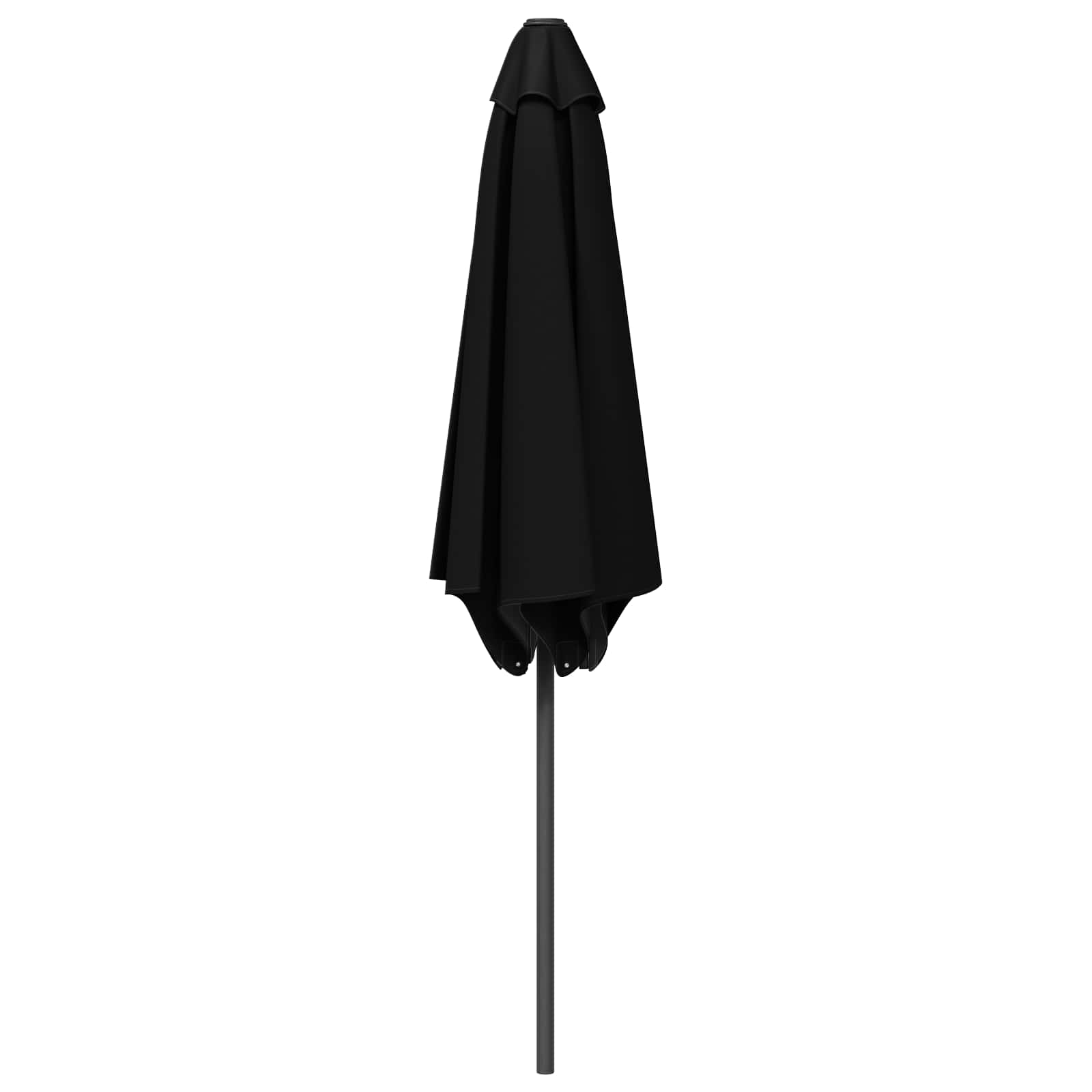 Sodo skėtis 270 x 270 cm Poliesteris Stačiakampio Juoda