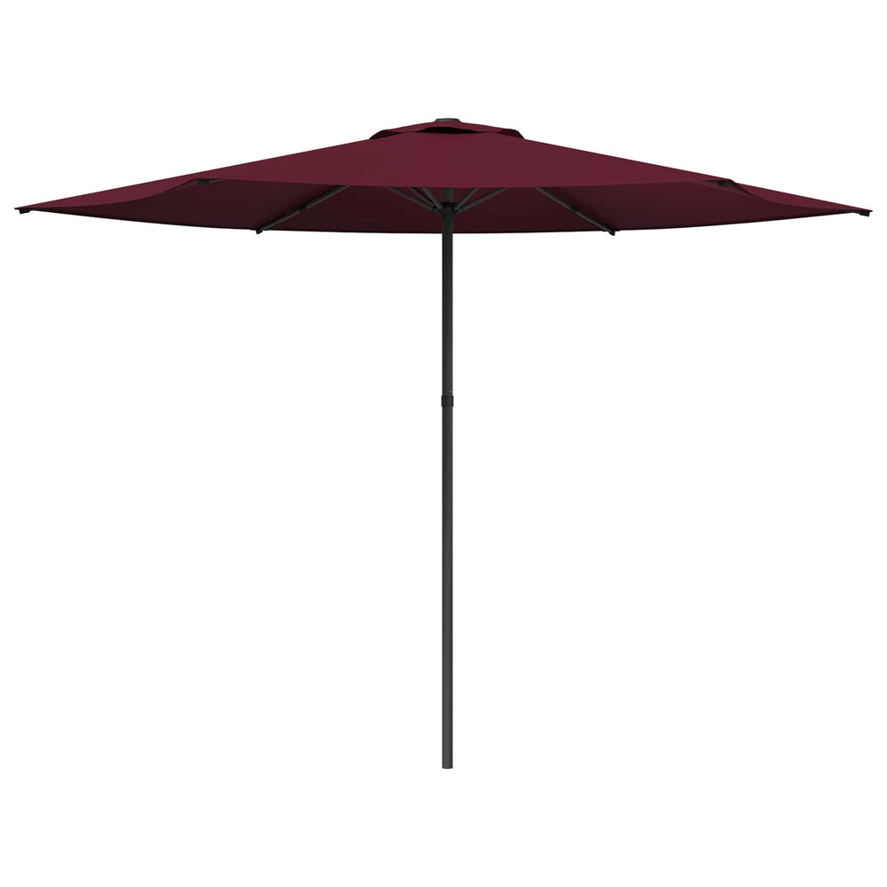 Sodo skėtis 300 x 300 cm Poliesteris Stačiakampio Bordo raudona