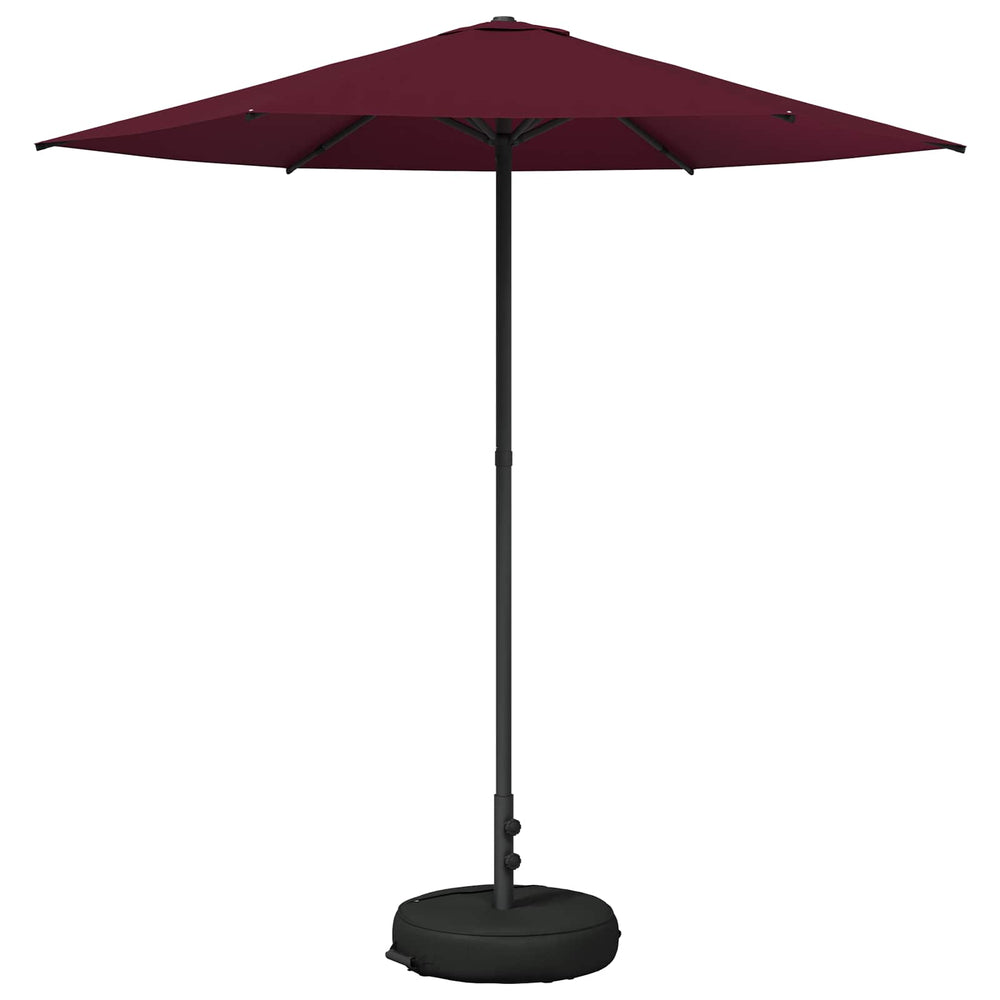 Sodo skėtis 230 x 230 cm Poliesteris Stačiakampio Bordo raudona