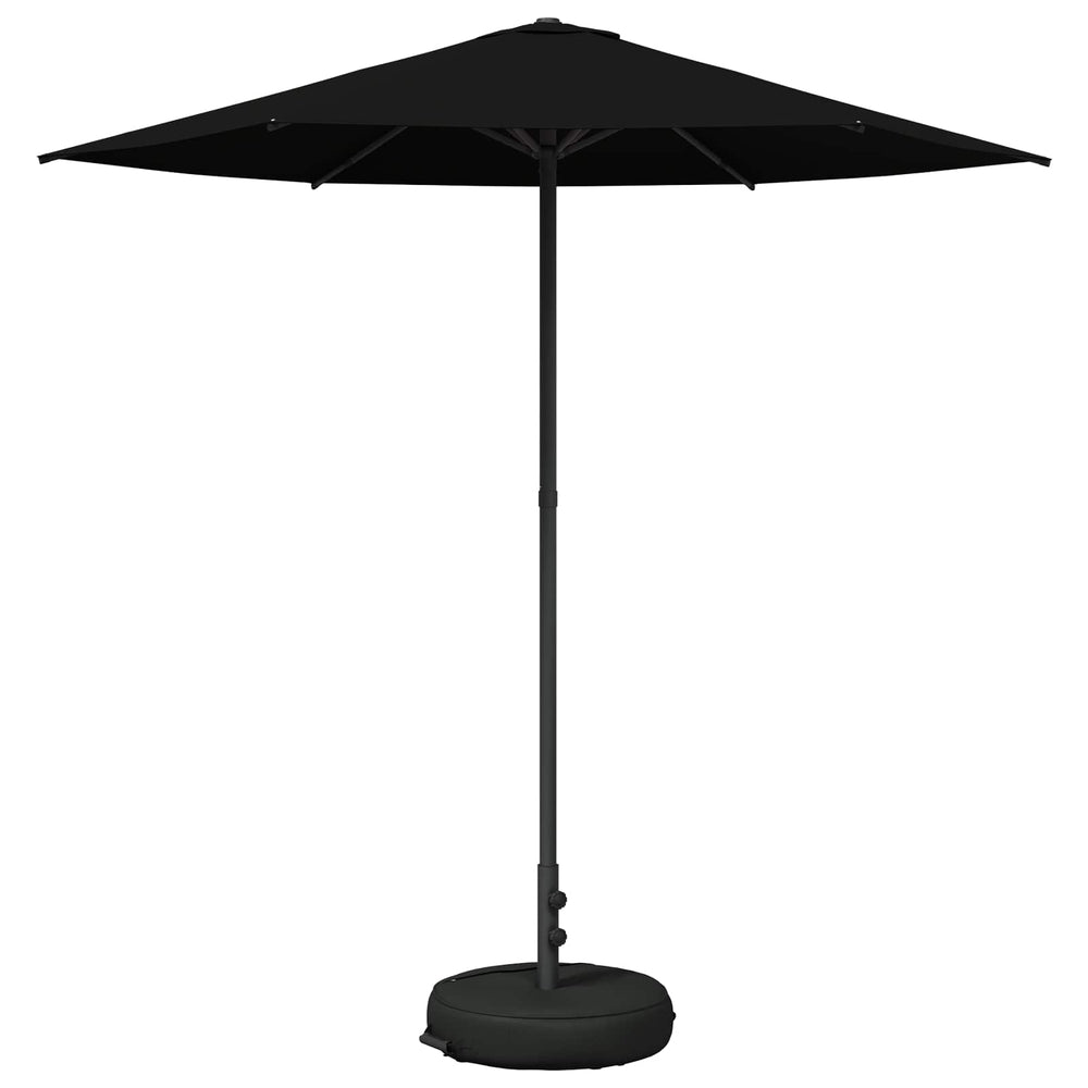 Sodo skėtis 230 x 230 cm Poliesteris Stačiakampio Juoda