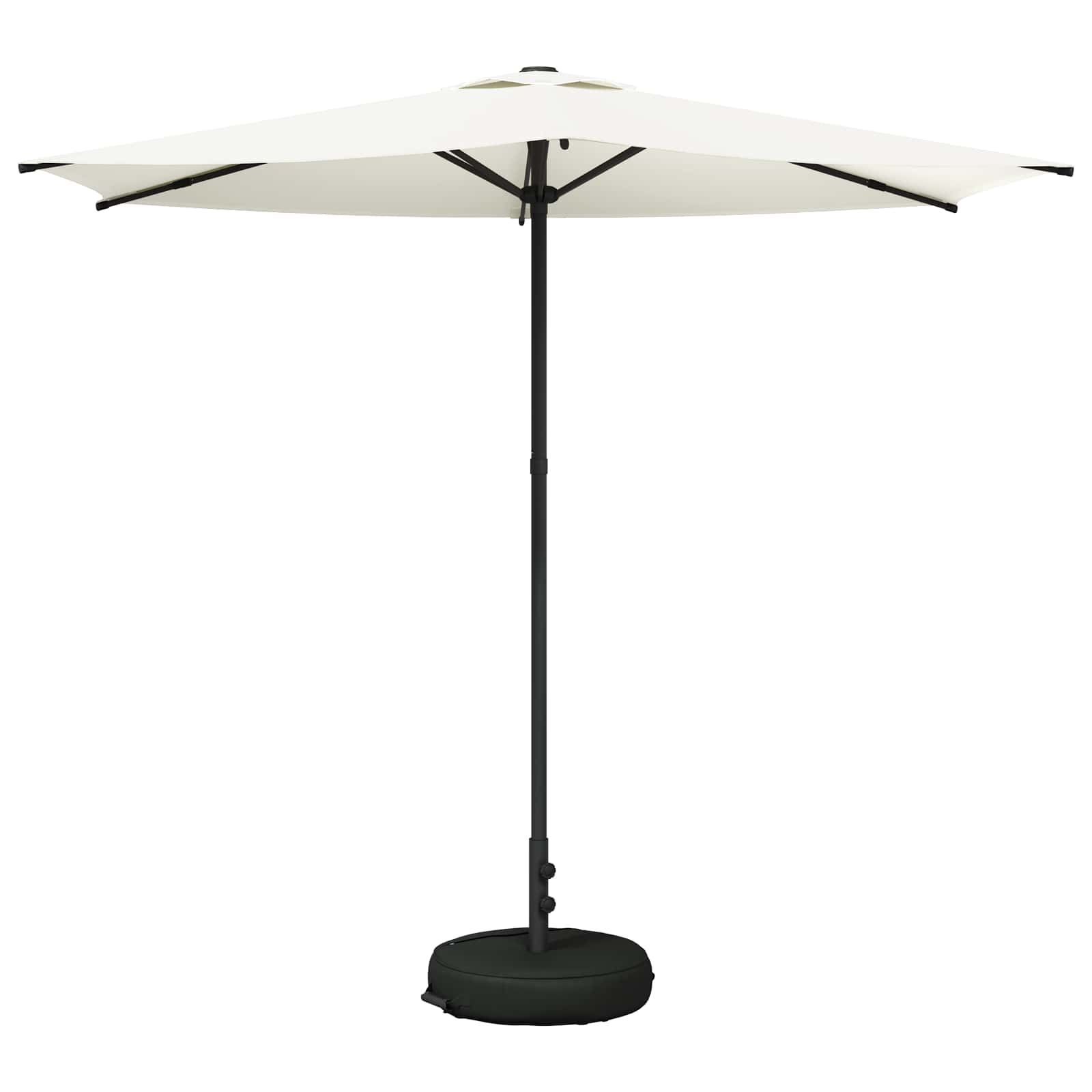 Sodo skėtis 270 x 270 cm Poliesteris Stačiakampio Kreminė