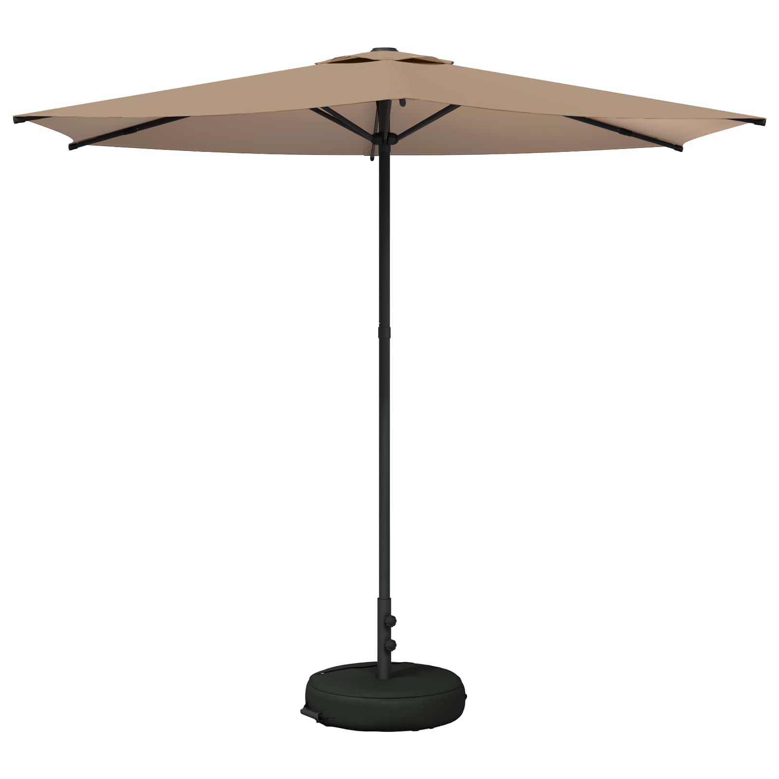 Sodo skėtis 270 x 270 cm Poliesteris Stačiakampio Taupe
