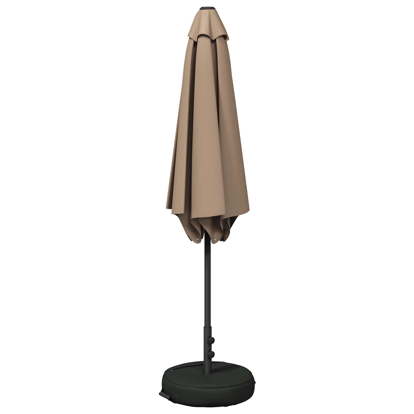 Sodo skėtis 270 x 270 cm Poliesteris Stačiakampio Taupe