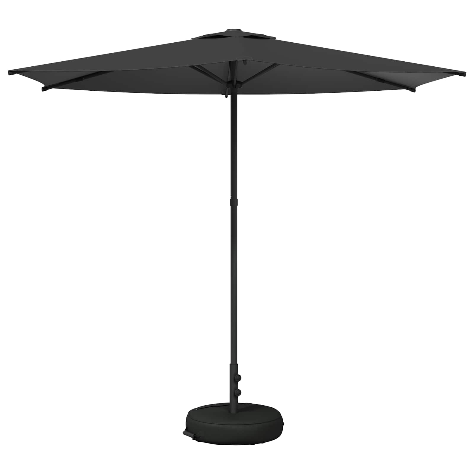 Sodo skėtis 270 x 270 cm Poliesteris Stačiakampio Antracito