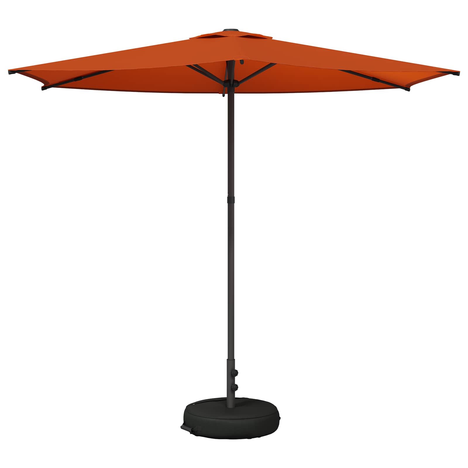 Sodo skėtis 270 x 270 cm Poliesteris Stačiakampio Terakotos