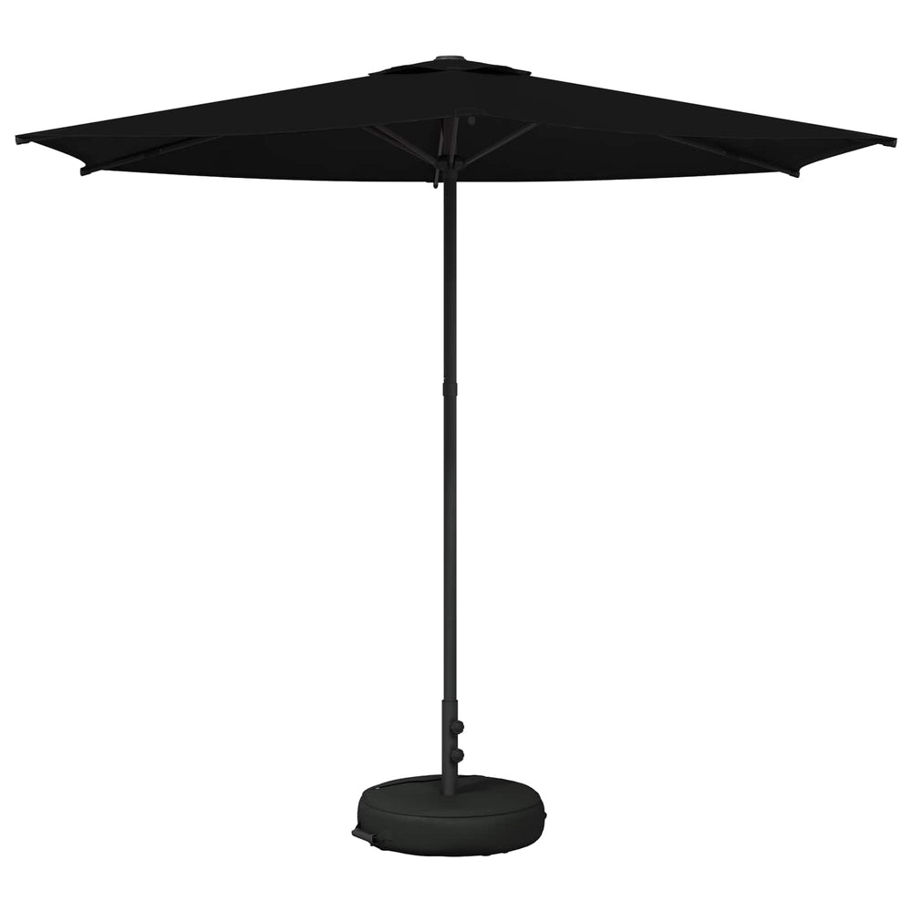 Sodo skėtis 270 x 270 cm Poliesteris Stačiakampio Juoda