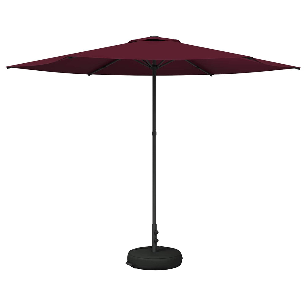 Sodo skėtis 300 x 300 cm Poliesteris Stačiakampio Bordo raudona