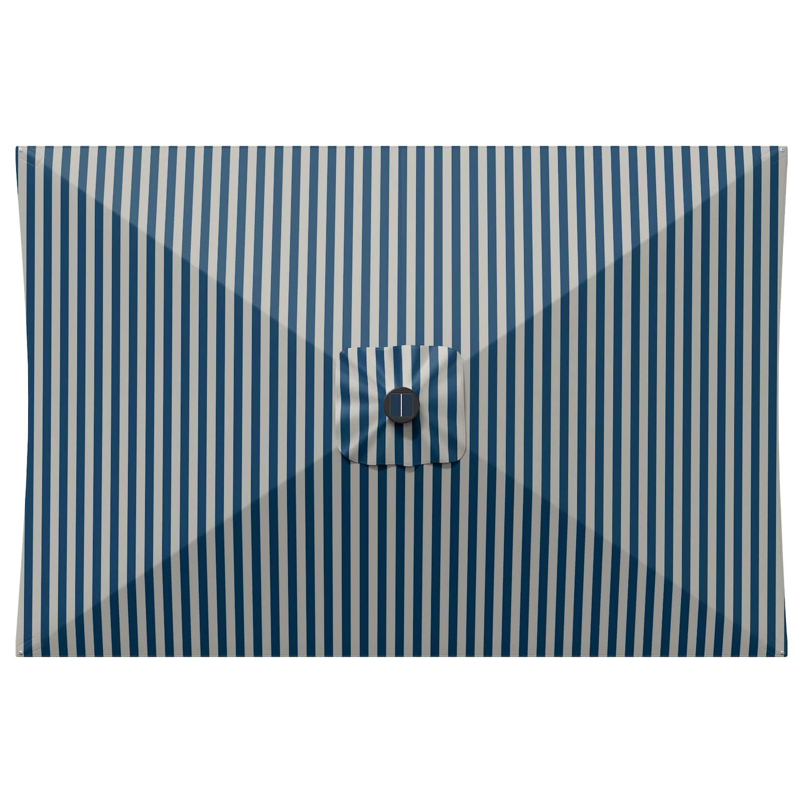 Sodas skėtis su LED šviestuvais 200 x 300 cm Poliesteris