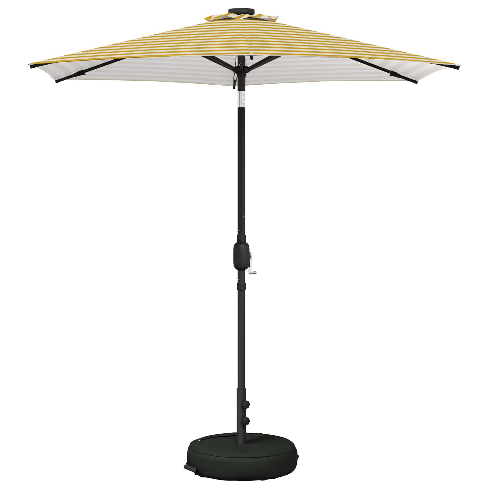 Sodas skėtis su LED šviestuvais 230 x 230 cm Poliesteris