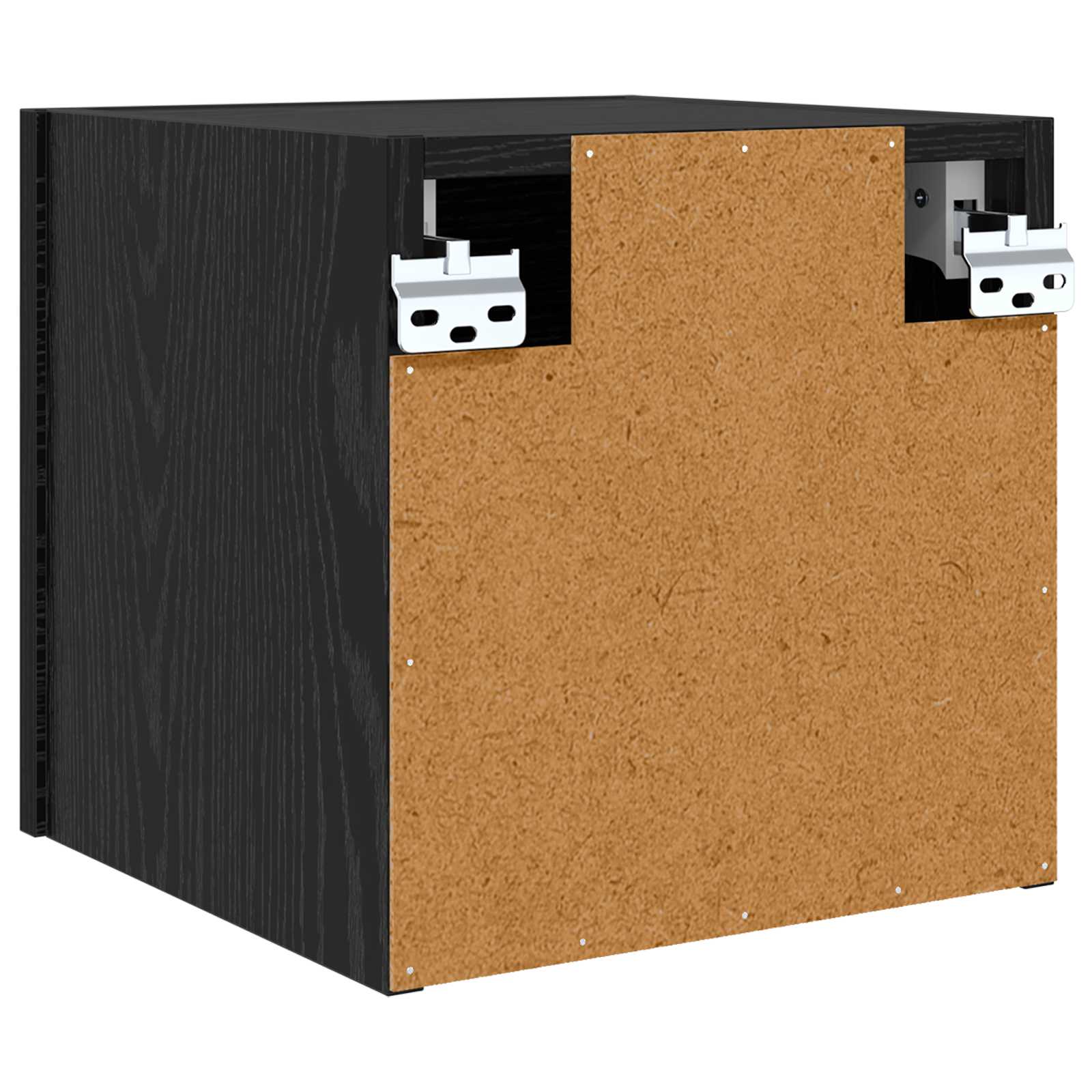 Sieninis televizoriaus kabinetas 4 pcs Juodojo ąžuolo
