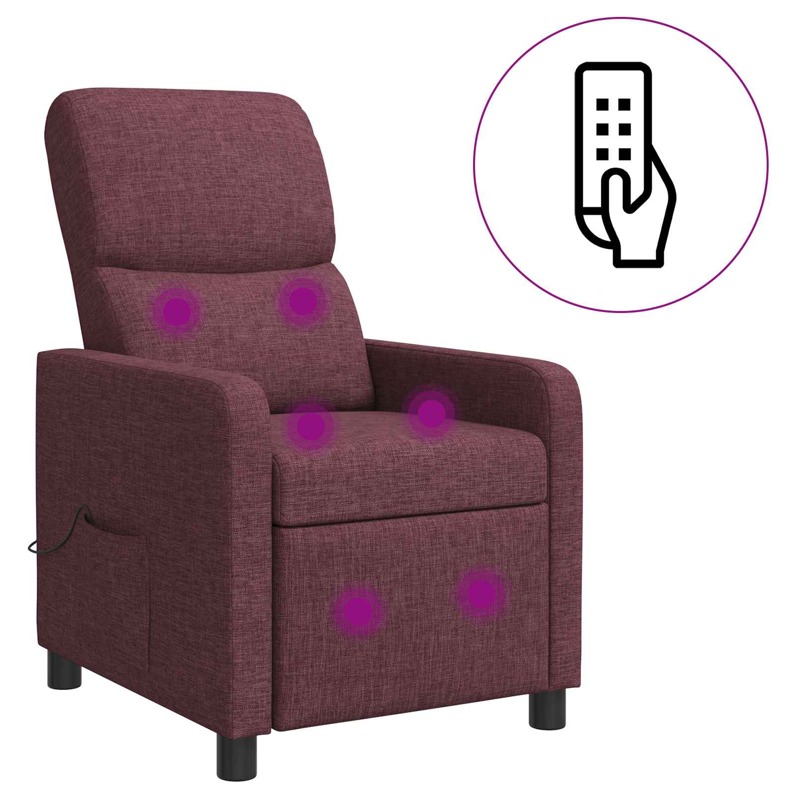Atsilošimas Violetinė Audinys