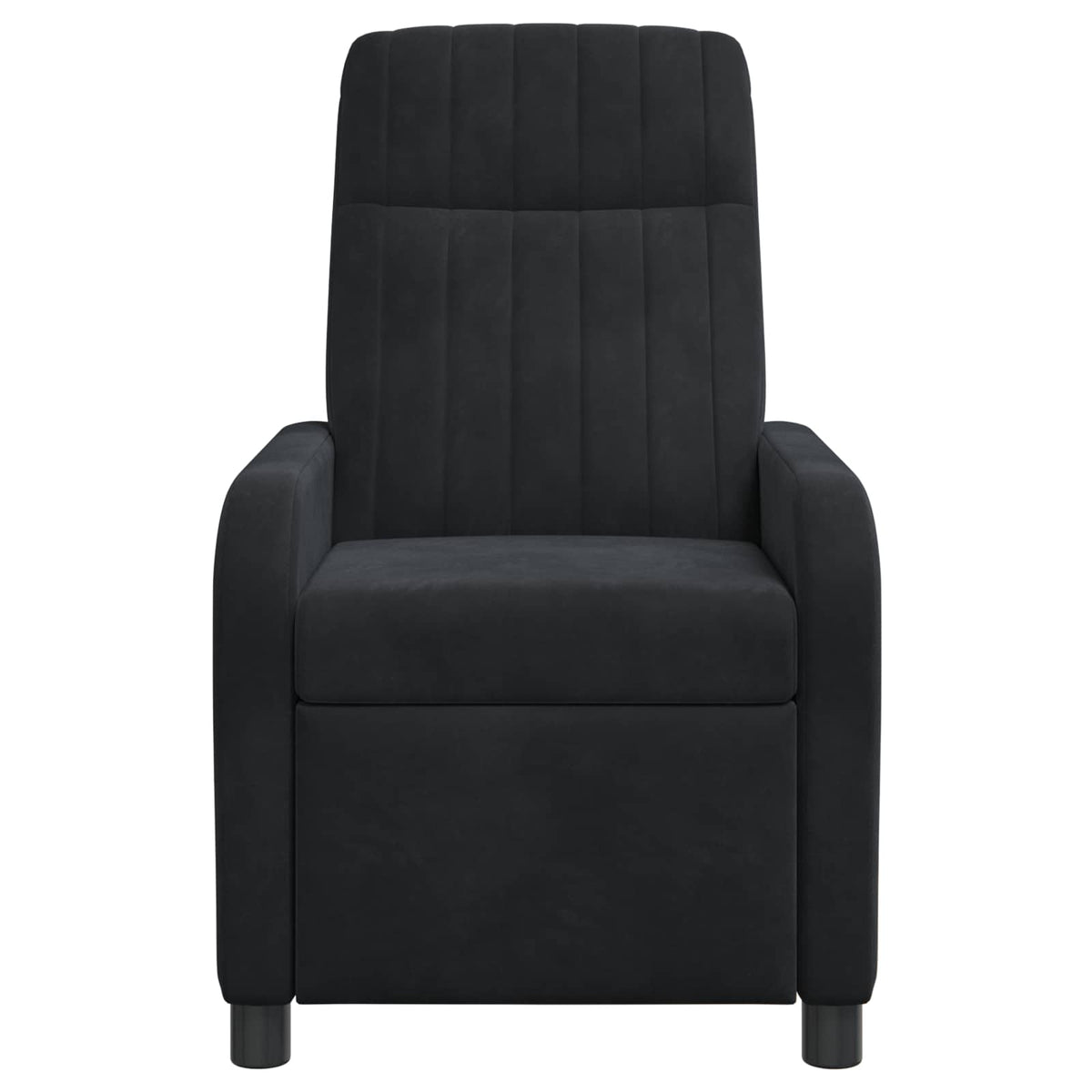 Masažinis atlošiamasis krėslas Juoda Aksomas