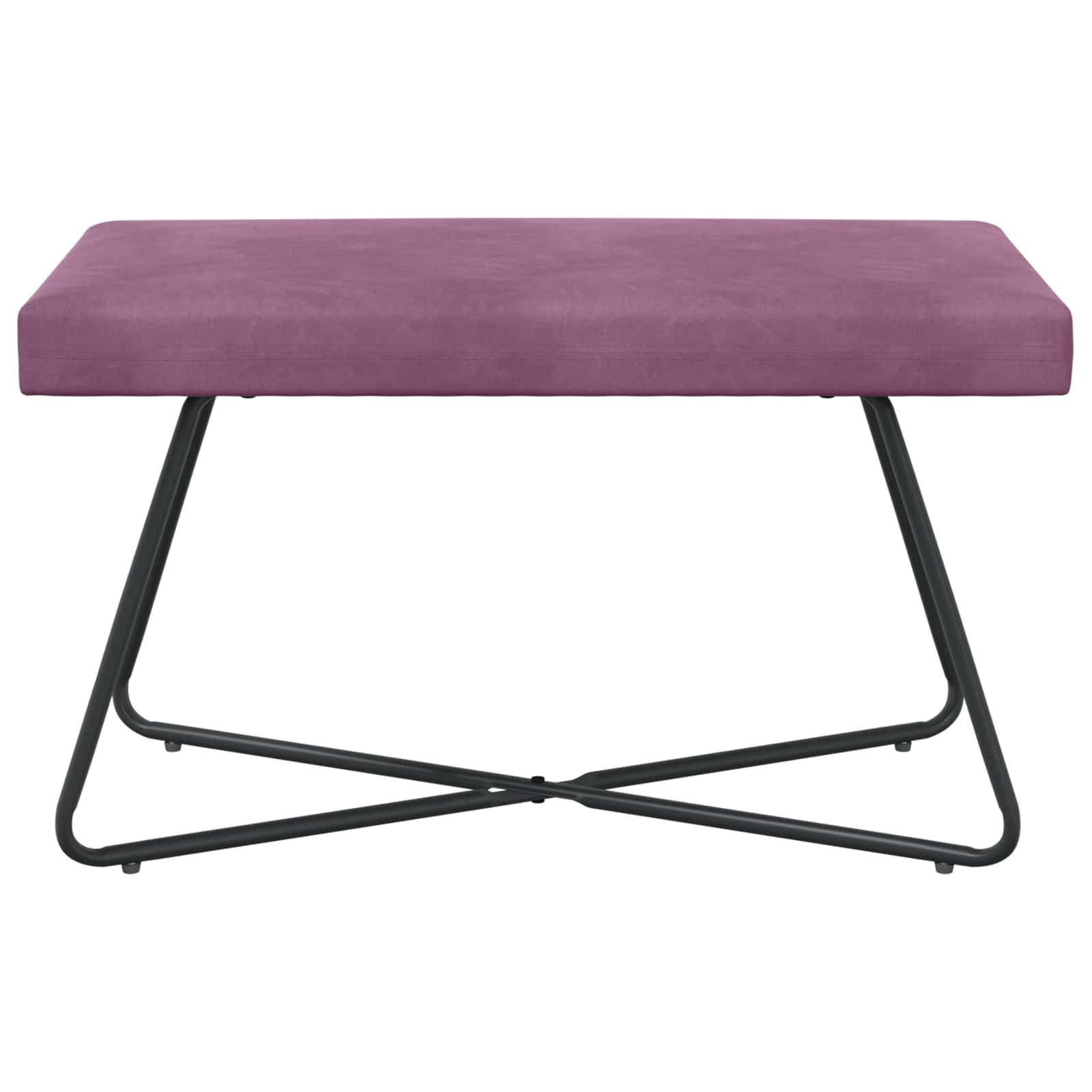 suoliukas Paprastas Violetinė 80 x 40 x 45 cm Aksomas
