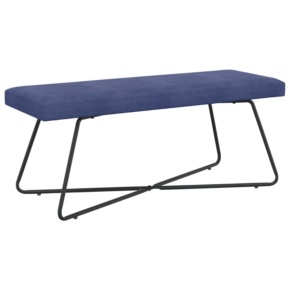 suoliukas Paprastas Policijos mėlyna 110 x 40 x 45 cm Aksomas