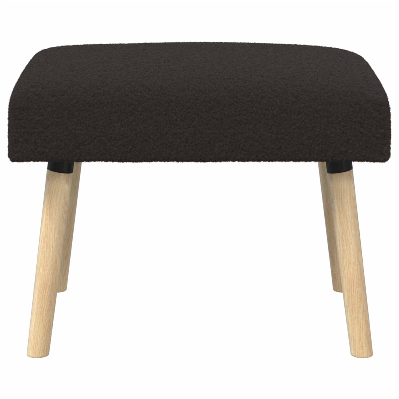 suoliukas Paprastas Juoda 60 x 40 x 45 cm Bouclé