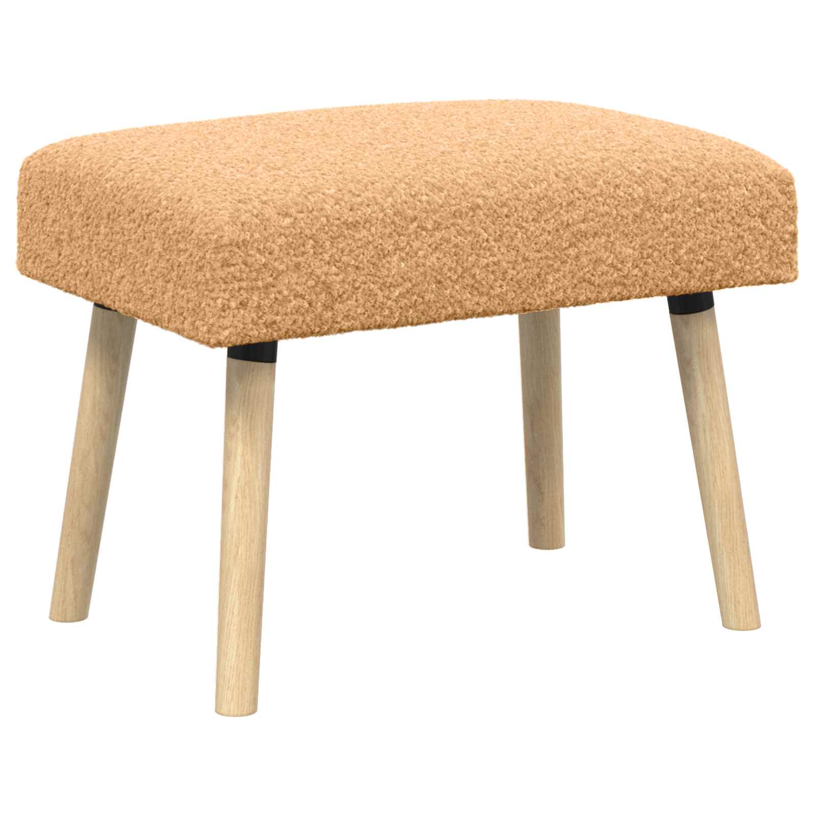suoliukas Paprastas Smėlio 60 x 40 x 45 cm Bouclé