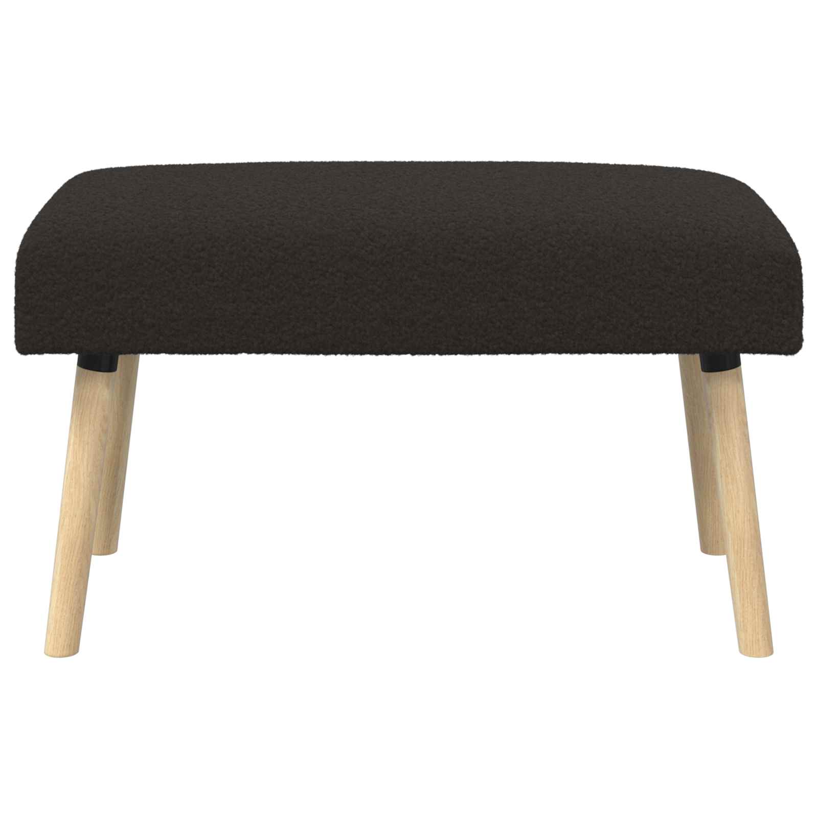 suoliukas Paprastas Juoda 80 x 40 x 46 cm Bouclé