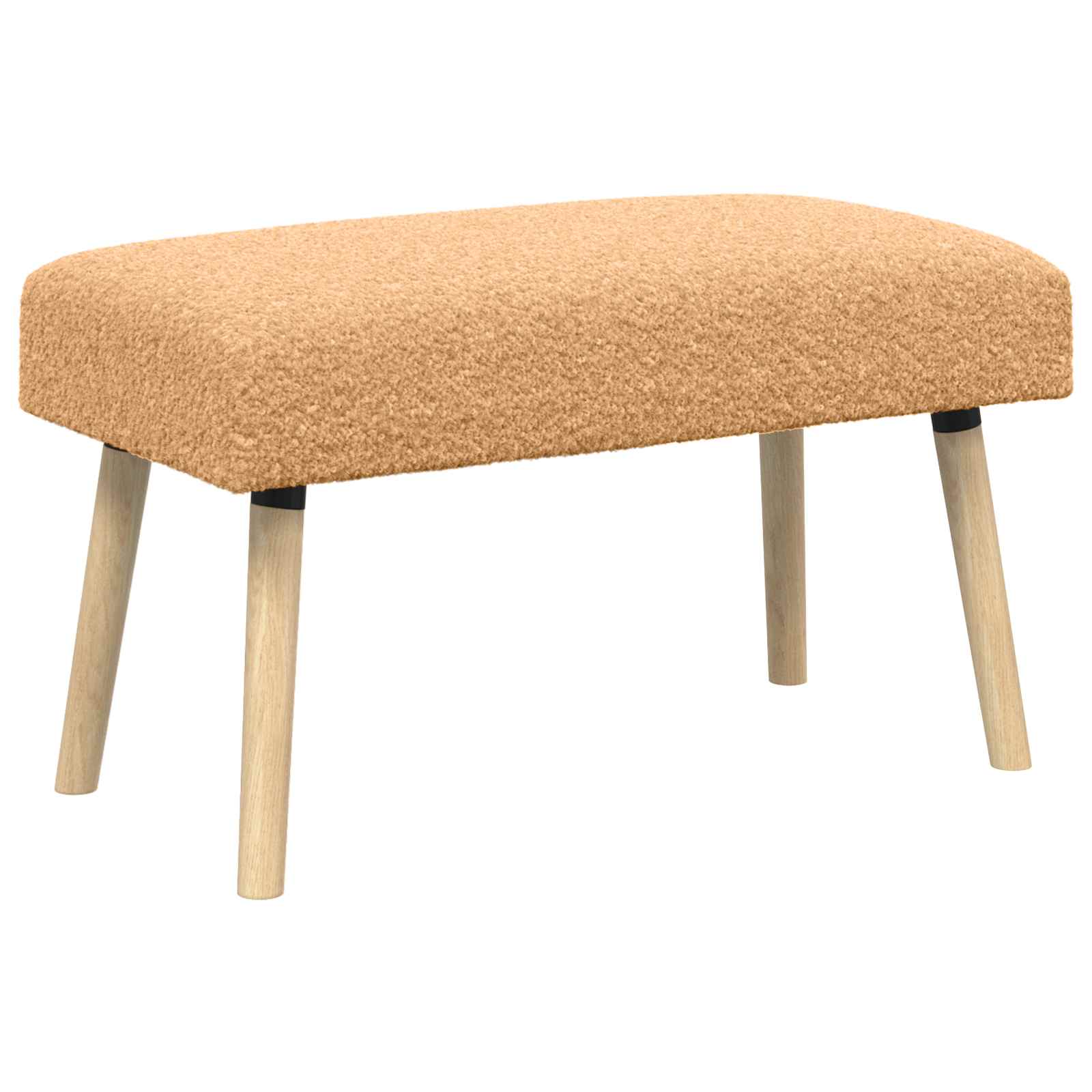 suoliukas Paprastas Smėlio 80 x 40 x 46 cm Bouclé