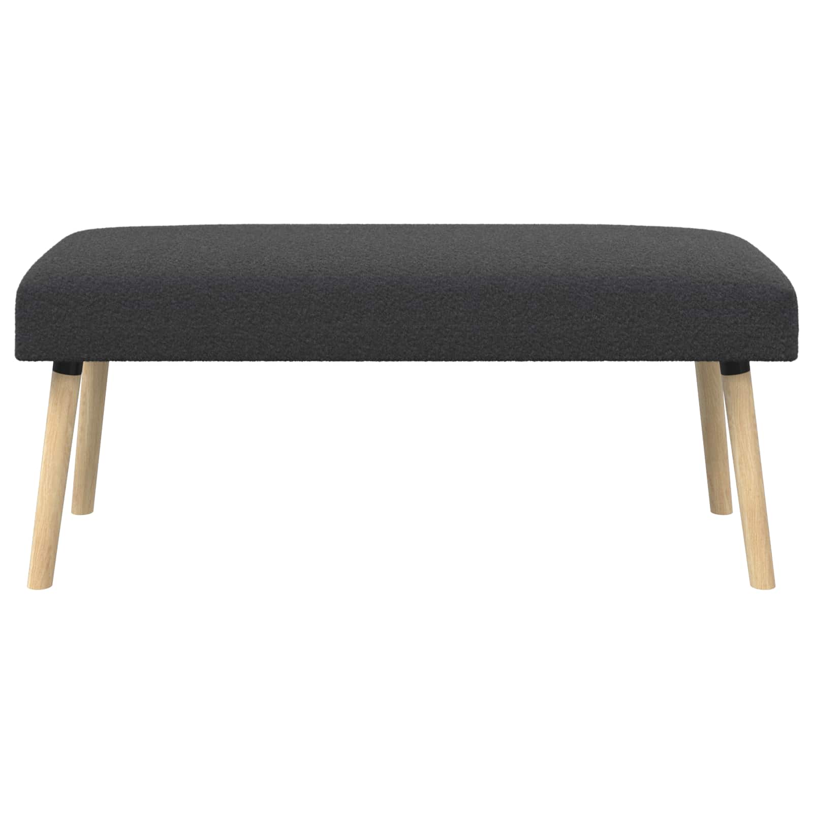 suoliukas Paprastas Tamsiai pilka 110 x 40 x 46 cm Bouclé