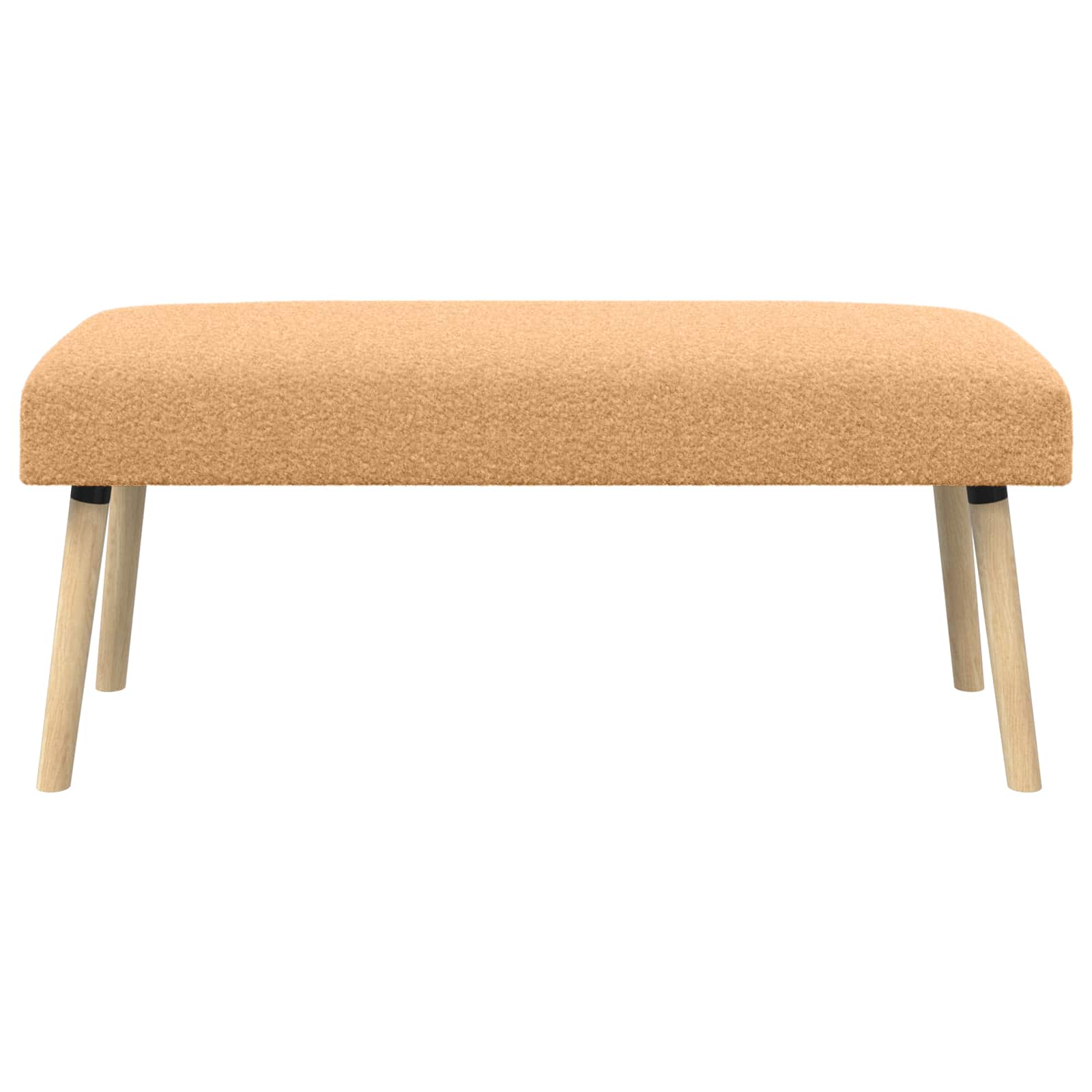 suoliukas Paprastas Smėlio 110 x 40 x 46 cm Bouclé