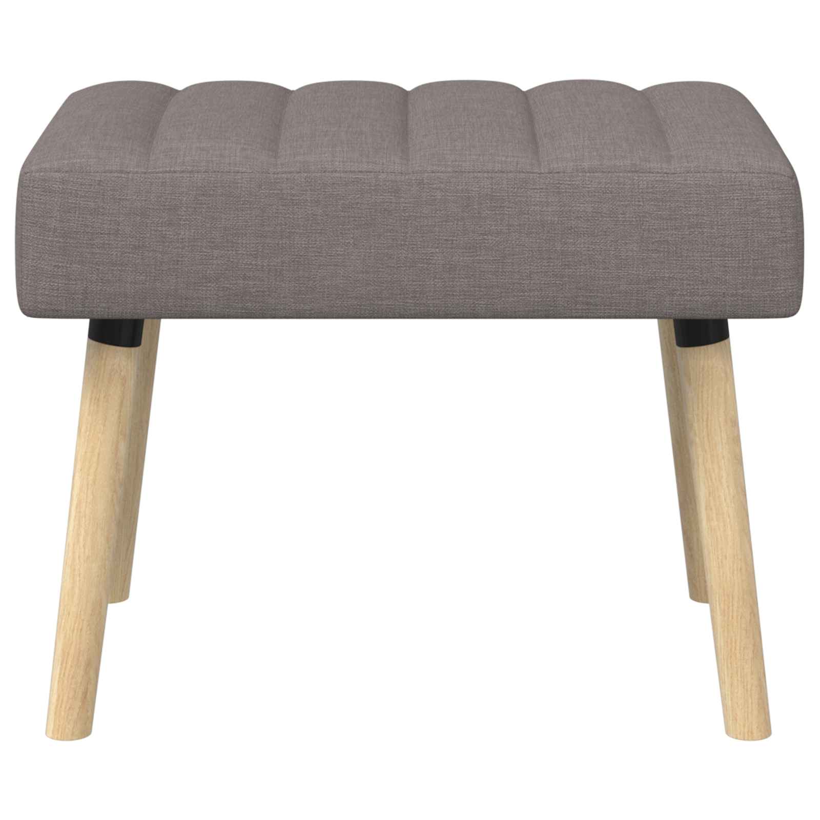 Kanalo paminkštintas suolas Taupe 60 x 40 x 45 cm Audinys
