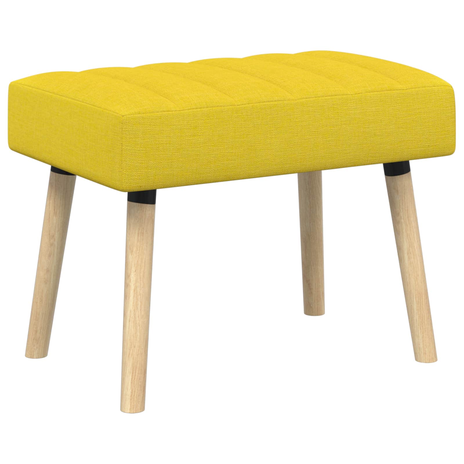 Kanalo paminkštintas suolas Šviesi geltona 60 x 40 x 45 cm