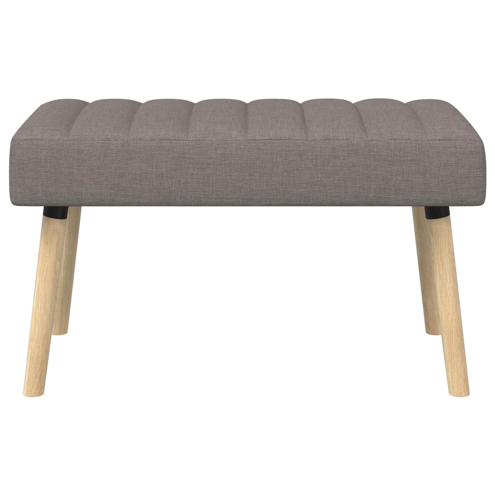 Kanalo paminkštintas suolas Taupe 80 x 40 x 46 cm Audinys