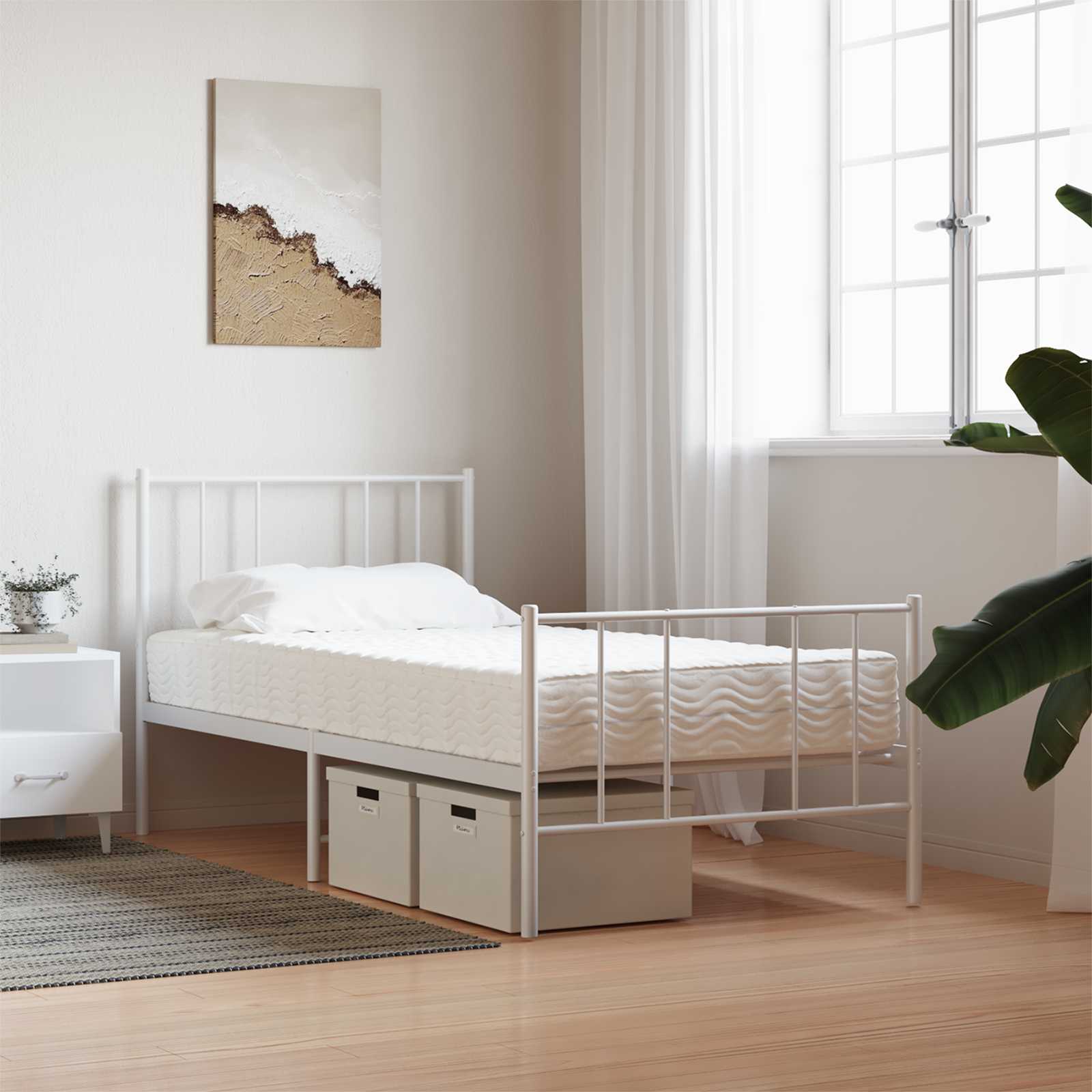 Putplasčio čiužinys H2 ir H3 75 x 190 cm Balta