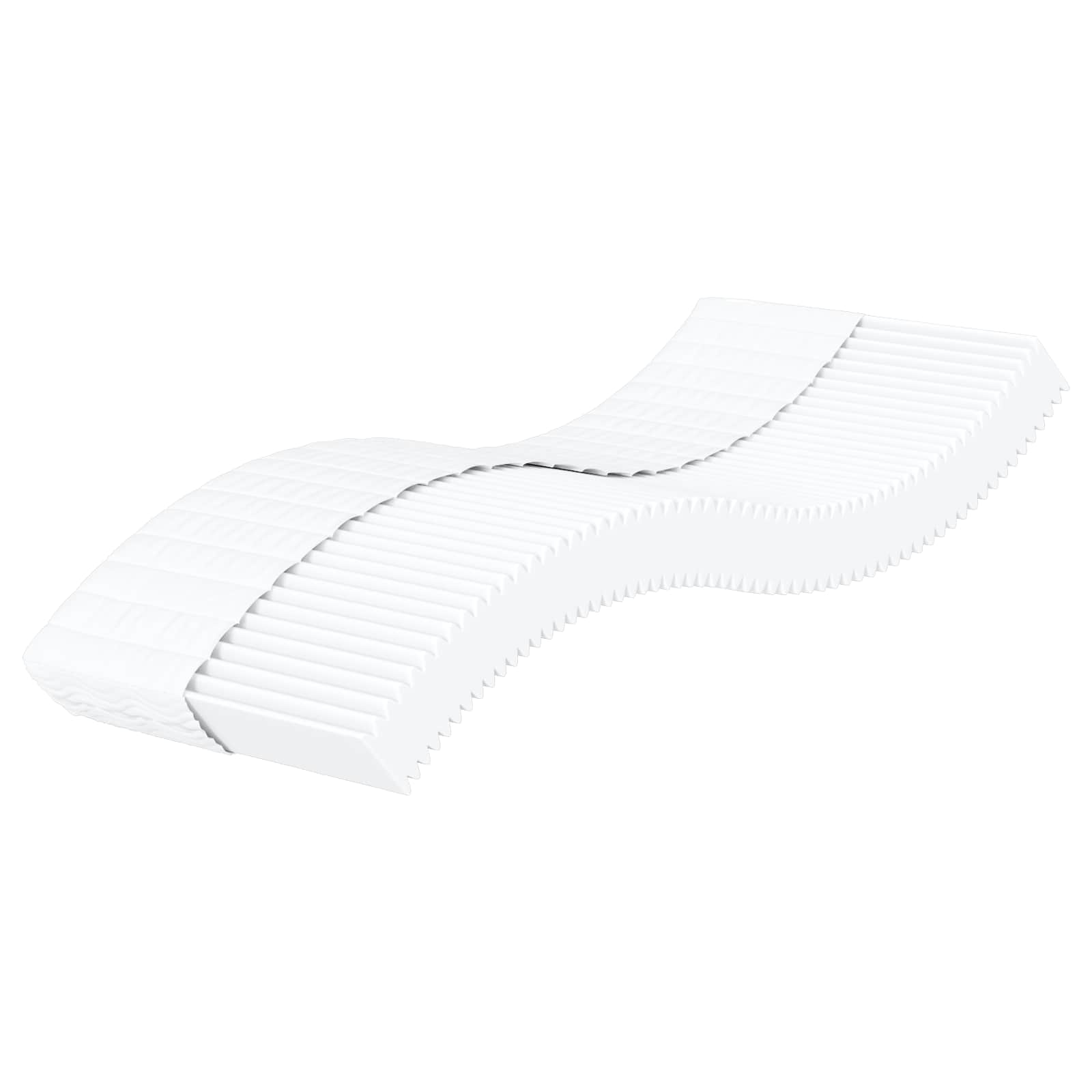Putplasčio čiužinys H2 ir H3 75 x 190 cm Balta