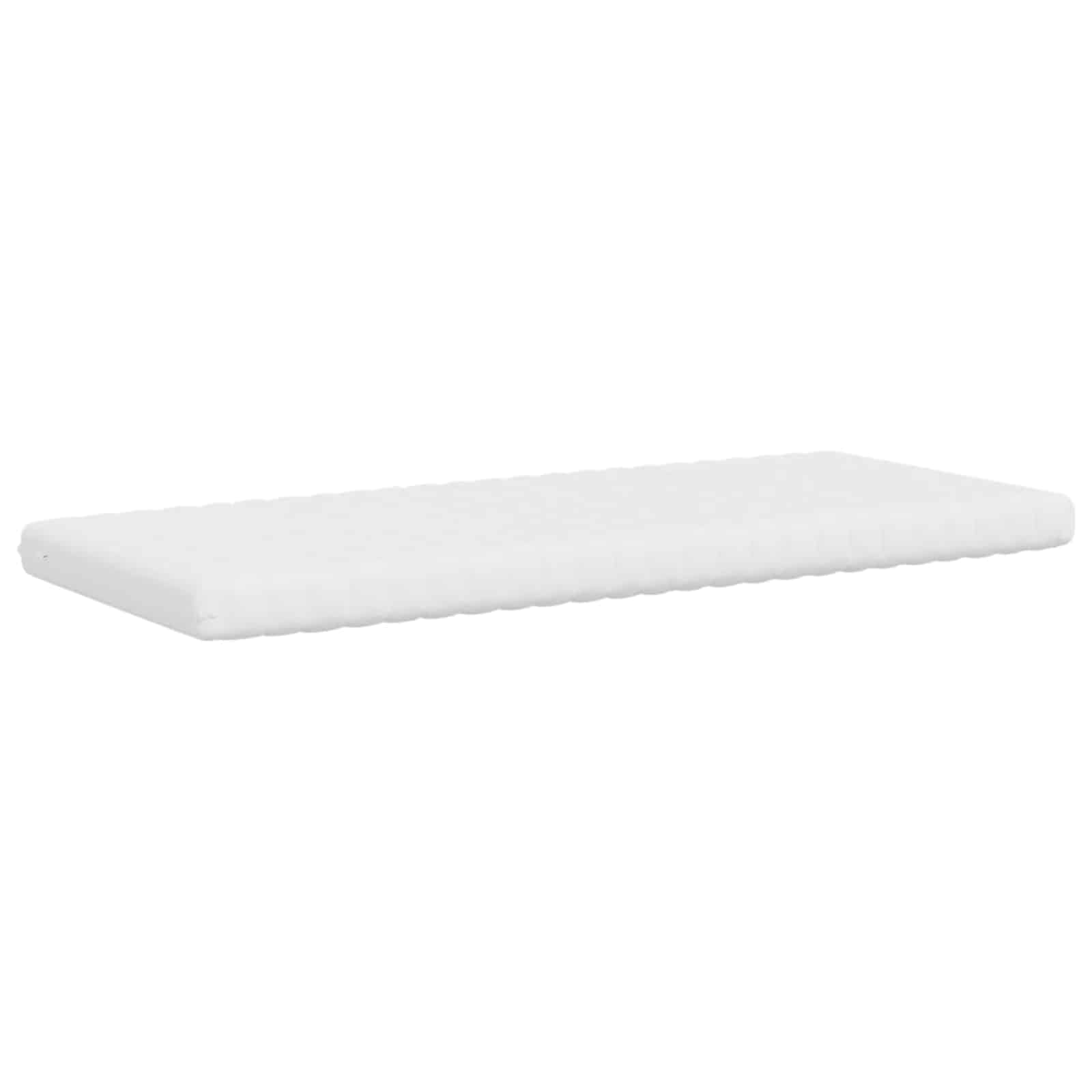 Putplasčio čiužinys 75 x 190 cm Balta