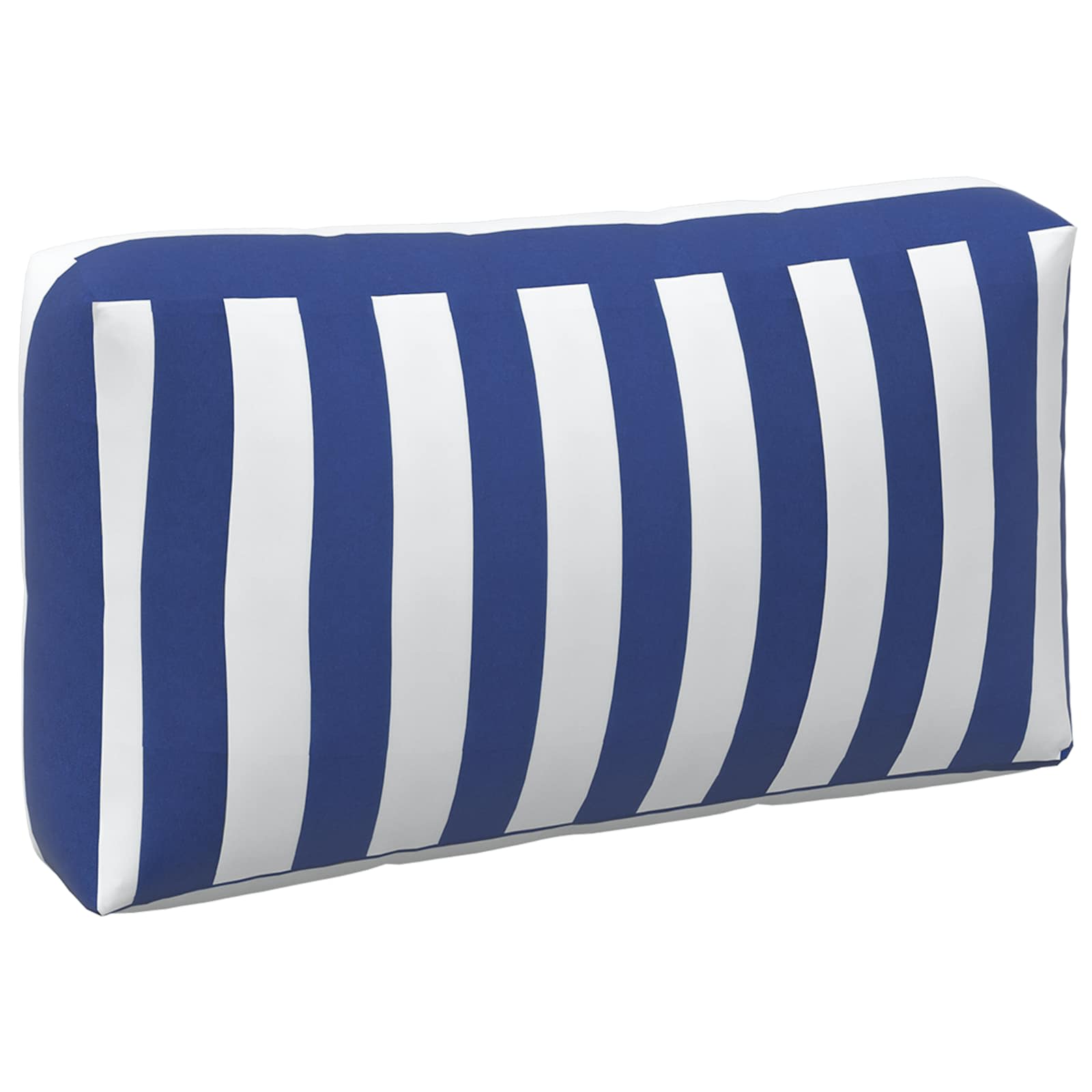 Lauko pagalvė 3 pcs Mėlyna ir balta 103 x 58 x 10 cm Audinys