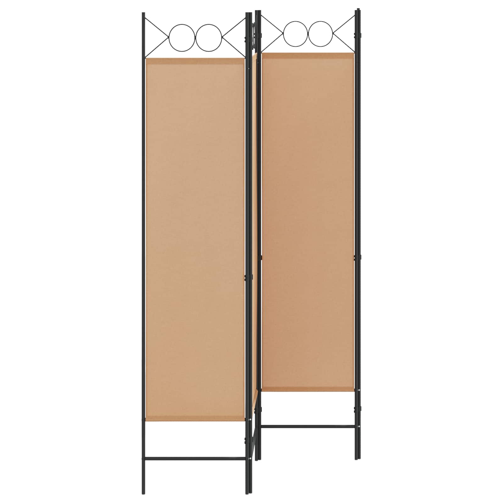 4-skydelis kambario skirstytuvas Smėlio 160 x 180 cm Audinys