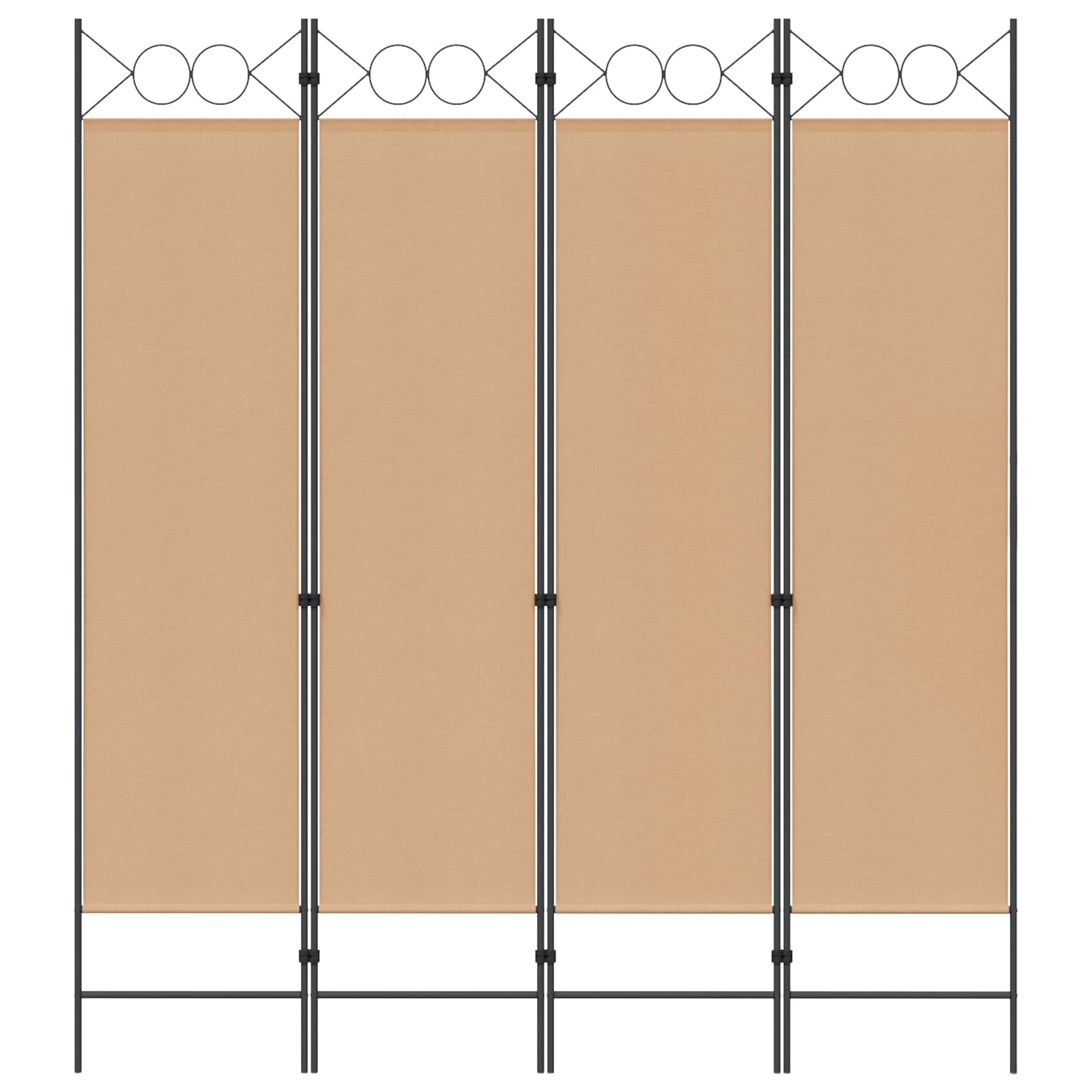 4-skydelis kambario skirstytuvas Smėlio 160 x 180 cm Audinys