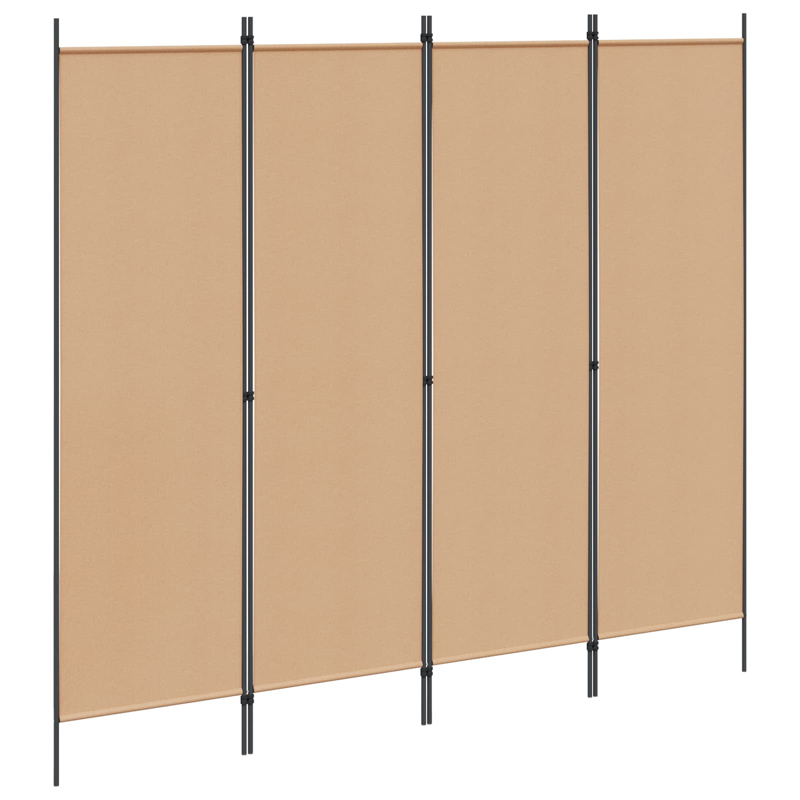 4 paneļu telpas sadalītājs Smilšu 200 x 180 cm Audums