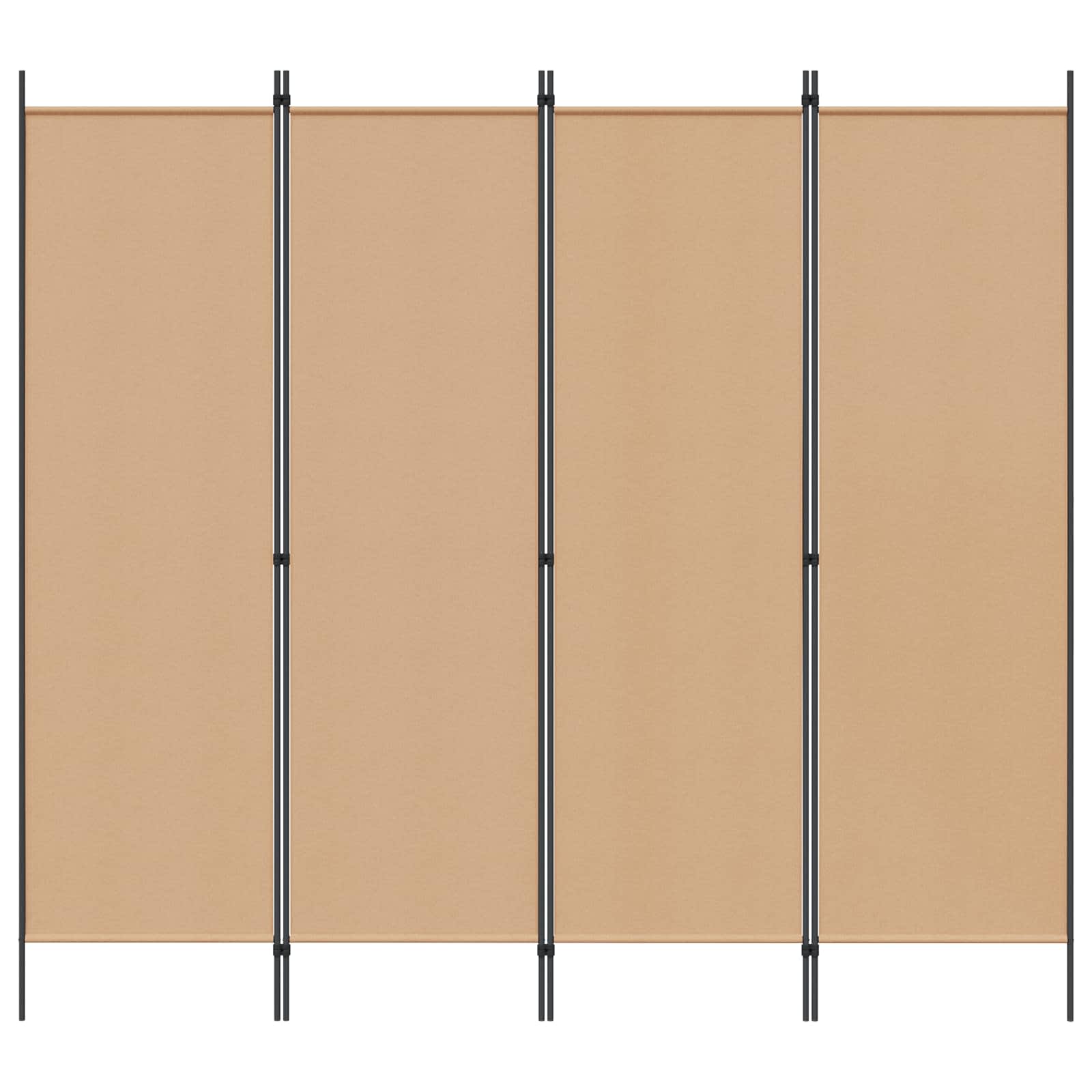 4 paneļu telpas sadalītājs Smilšu 200 x 180 cm Audums