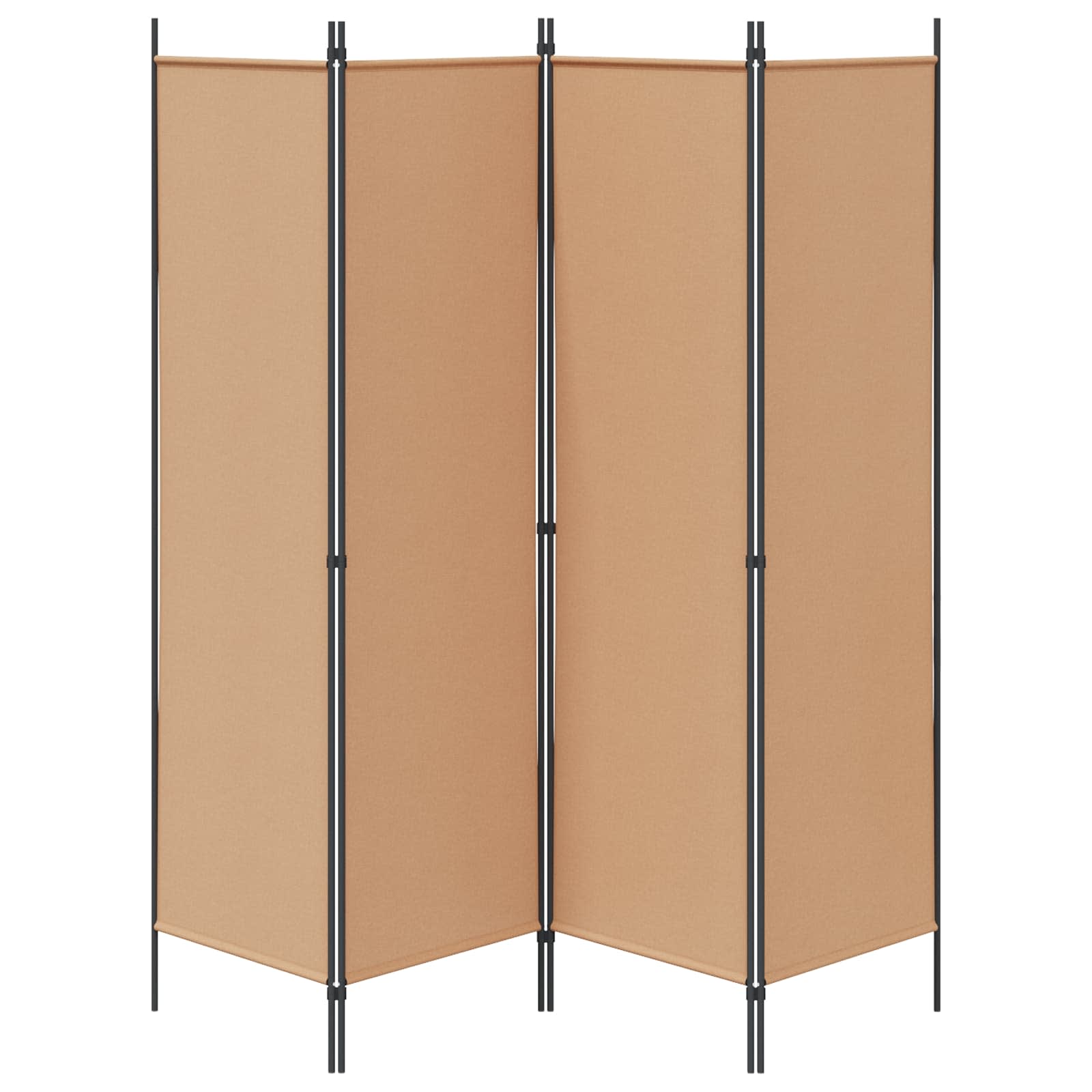 4 paneļu telpas sadalītājs Smilšu 200 x 180 cm Audums