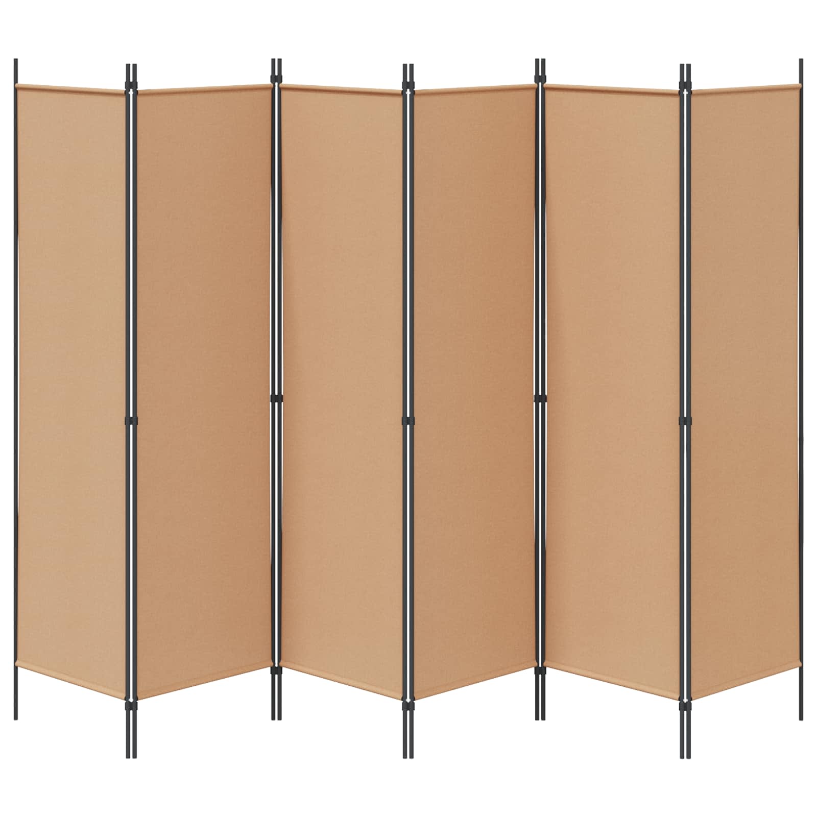 6 paneļu telpas sadalītājs Smilšu 300 x 180 cm Audums