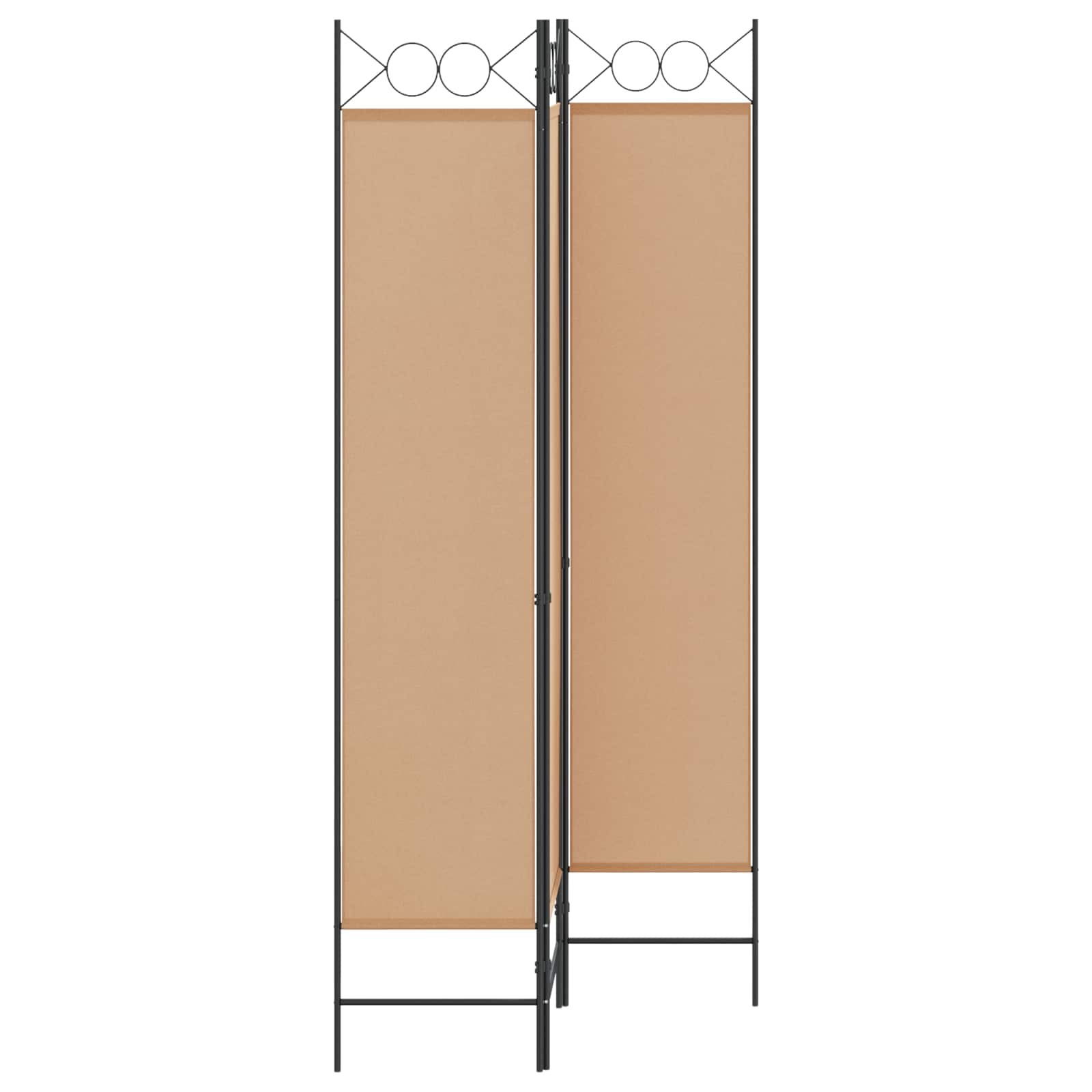 3-panelis kambario skirstytuvas Smėlio 120 x 200 cm Audinys
