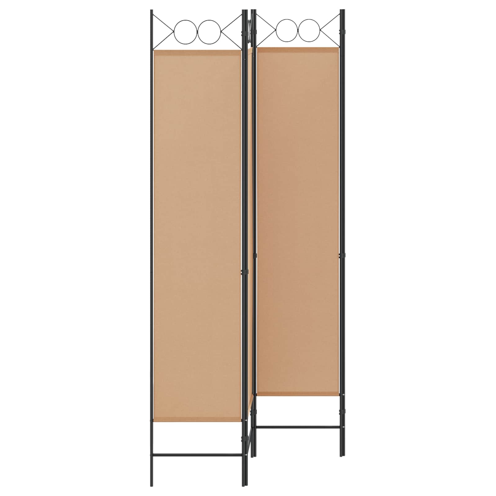 4-skydelis kambario skirstytuvas Smėlio 160 x 200 cm Audinys