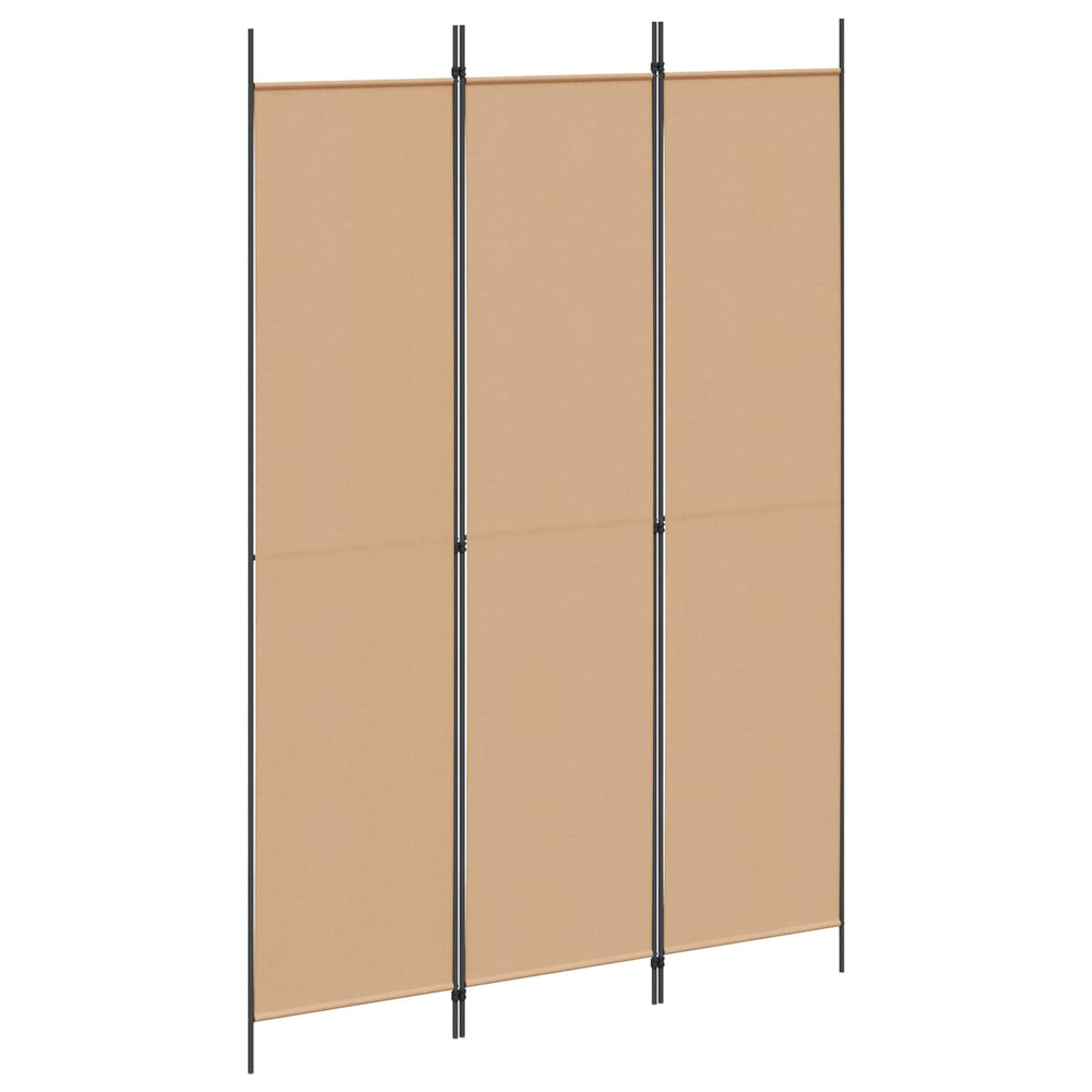 3-panelis kambario skirstytuvas Smėlio 150 x 220 cm Audinys