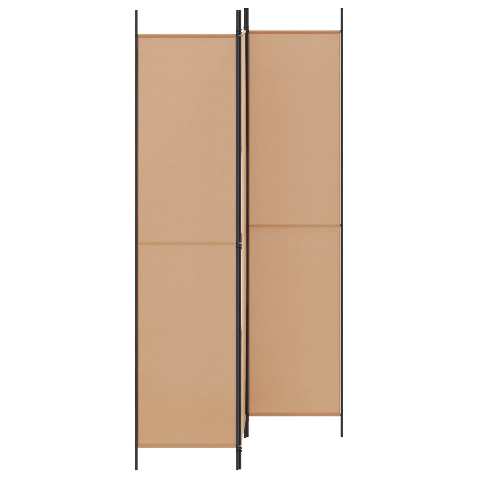 3 paneļu telpas sadalītājs bēšs 150 x 220 cm audums