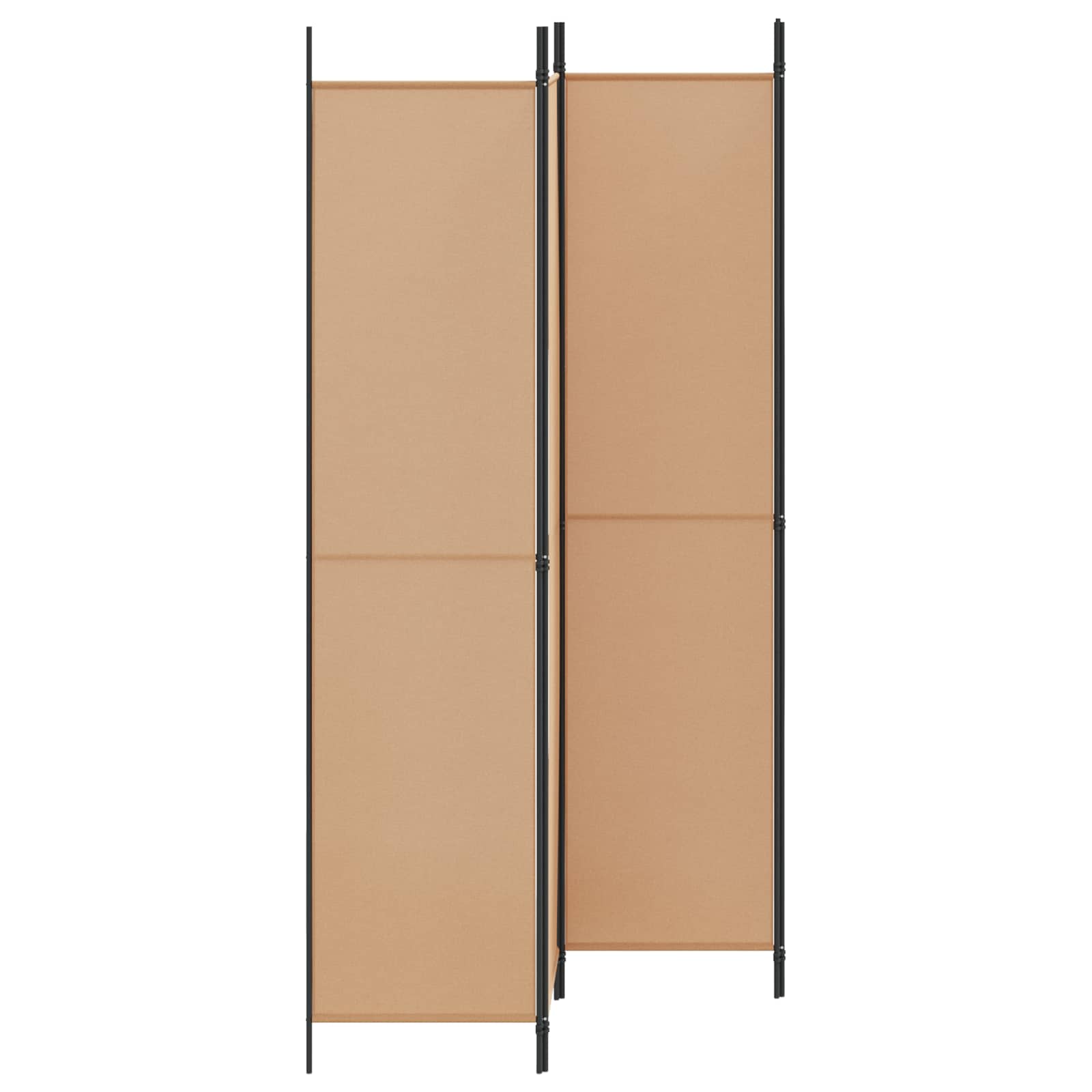 4-skydelis kambario skirstytuvas Smėlio 200 x 220 cm Audinys