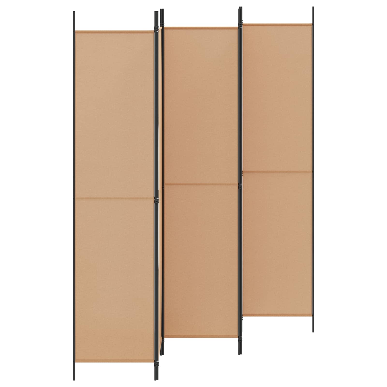 5 paneļu istabas siena Bēša 250 x 220 cm Audums